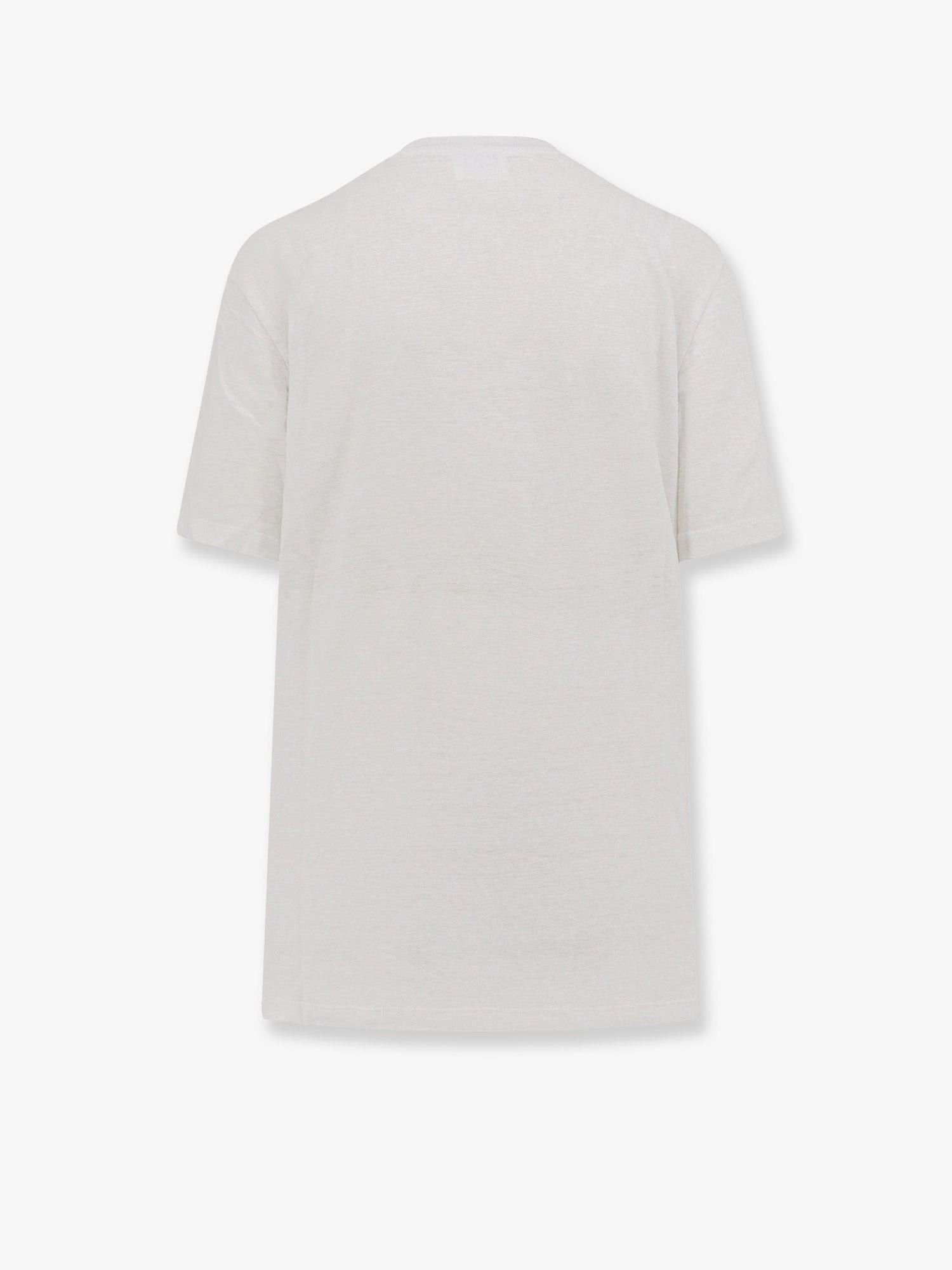 Isabel Marant Etoile Linen t-shirt with laminated logo on the front XS - USA Tariffs Included Size XS / US 0-2 / IT 36-38 - 2 Thumbnail