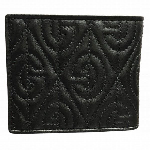 Gucci Gucci G Rhombus Quilting Leather Wallet Leather Short Wallet 597625 DUTY FREE for USA