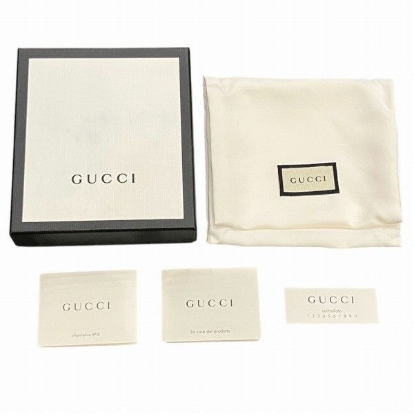 Gucci Gucci G Rhombus Quilting Leather Wallet Leather Short Wallet 597625 DUTY FREE for USA