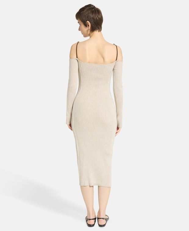 Jacquemus Linen-blend dress Size L / US 10 / IT 46 - 2 Thumbnail