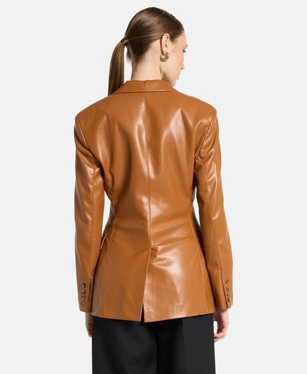 Nanushka Leather-look blazer Size XS / US 0-2 / IT 36-38 - 2 Thumbnail