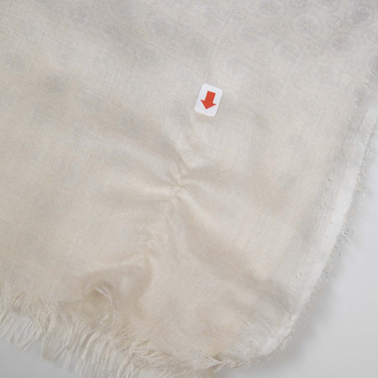 Stella McCartney Navy & White Ombré Floral Scarf Size ONE SIZE - 10 Thumbnail