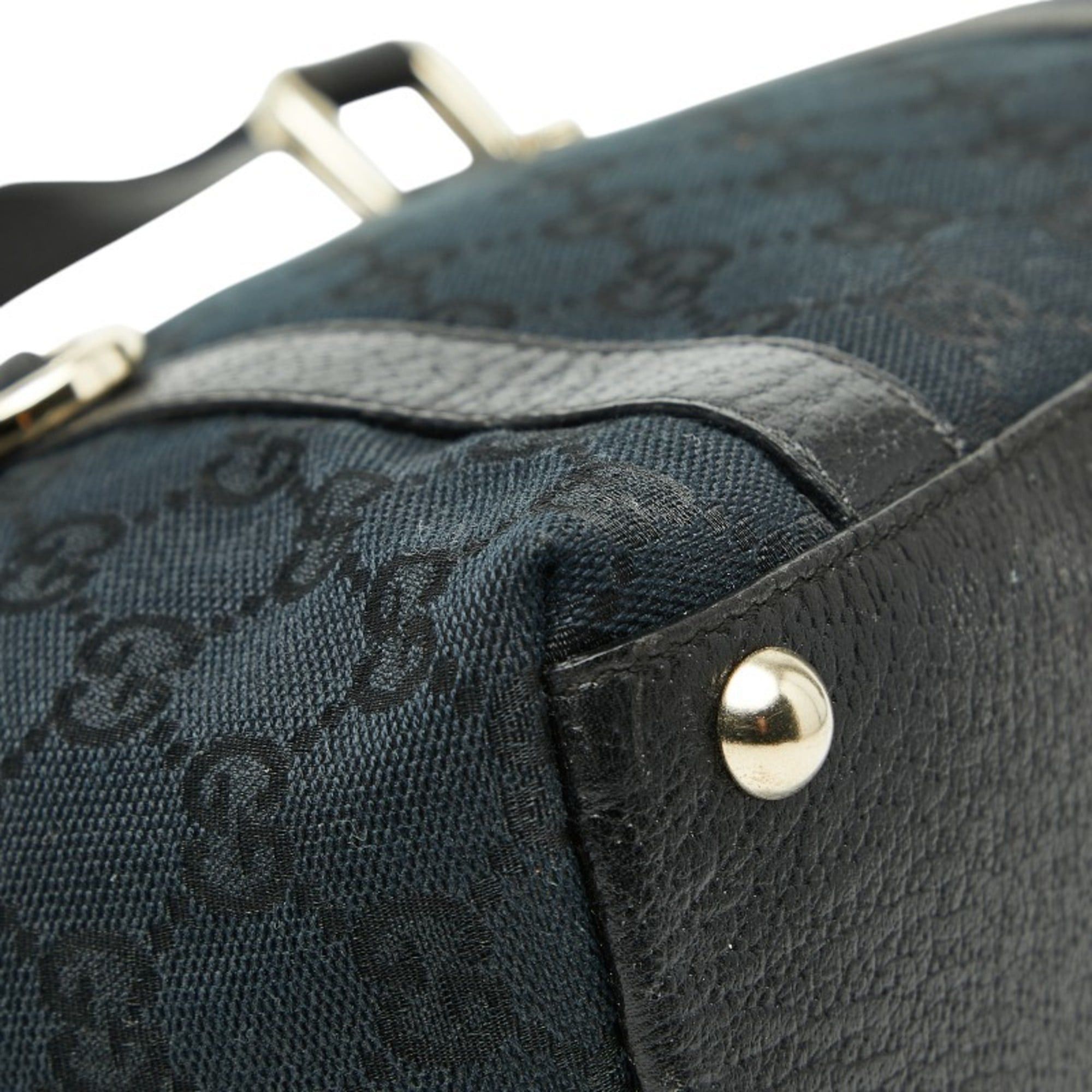 Gucci Gucci GG Canvas Abbey Handbag 141471 Black Leather Women's GUCCI Size ONE SIZE - 7 Thumbnail