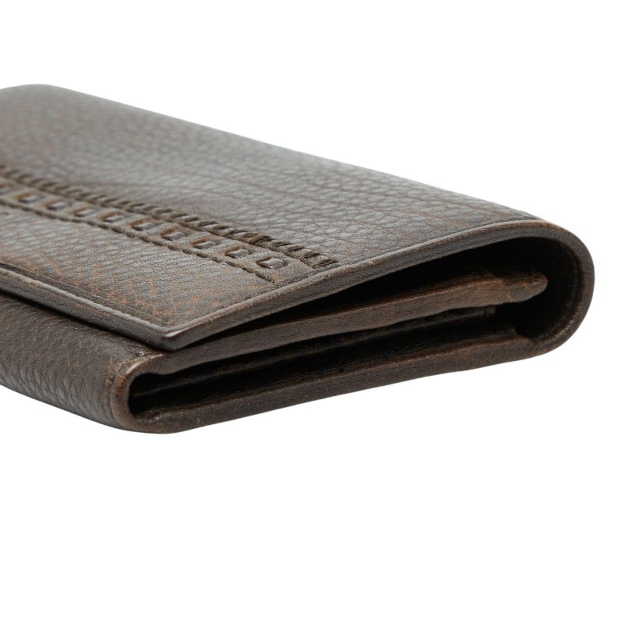 Gucci Gucci long wallet 338608 brown leather women's GUCCI Size ONE SIZE - 4 Thumbnail