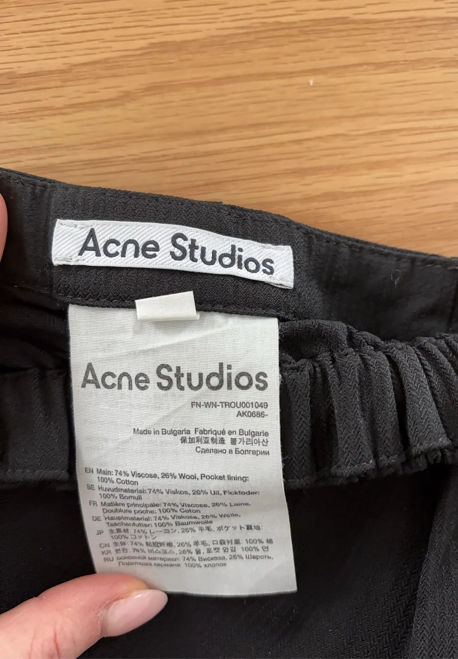 Acne Studios Acne Studios Pants Size 25" / US 0 / IT 36 - 3 Thumbnail