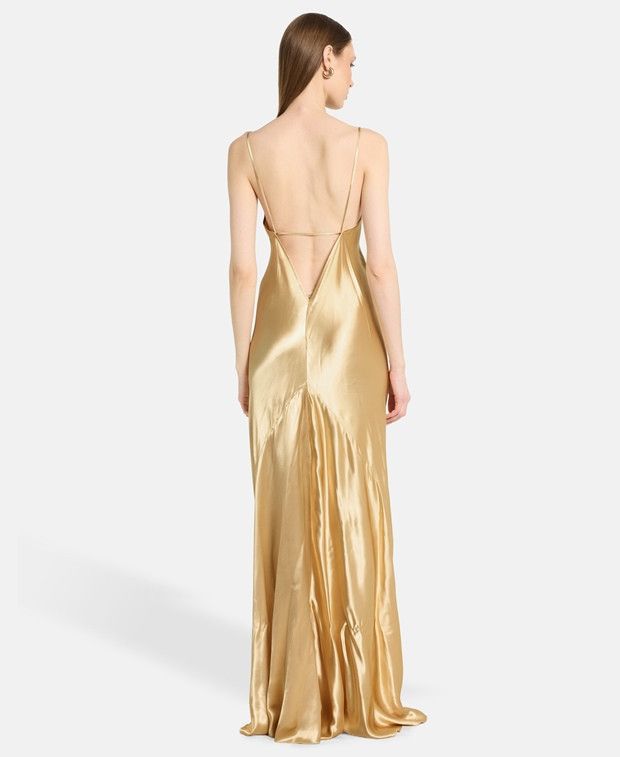 Victoria Beckham Satin dress Size S / US 4 / IT 40 - 2 Thumbnail