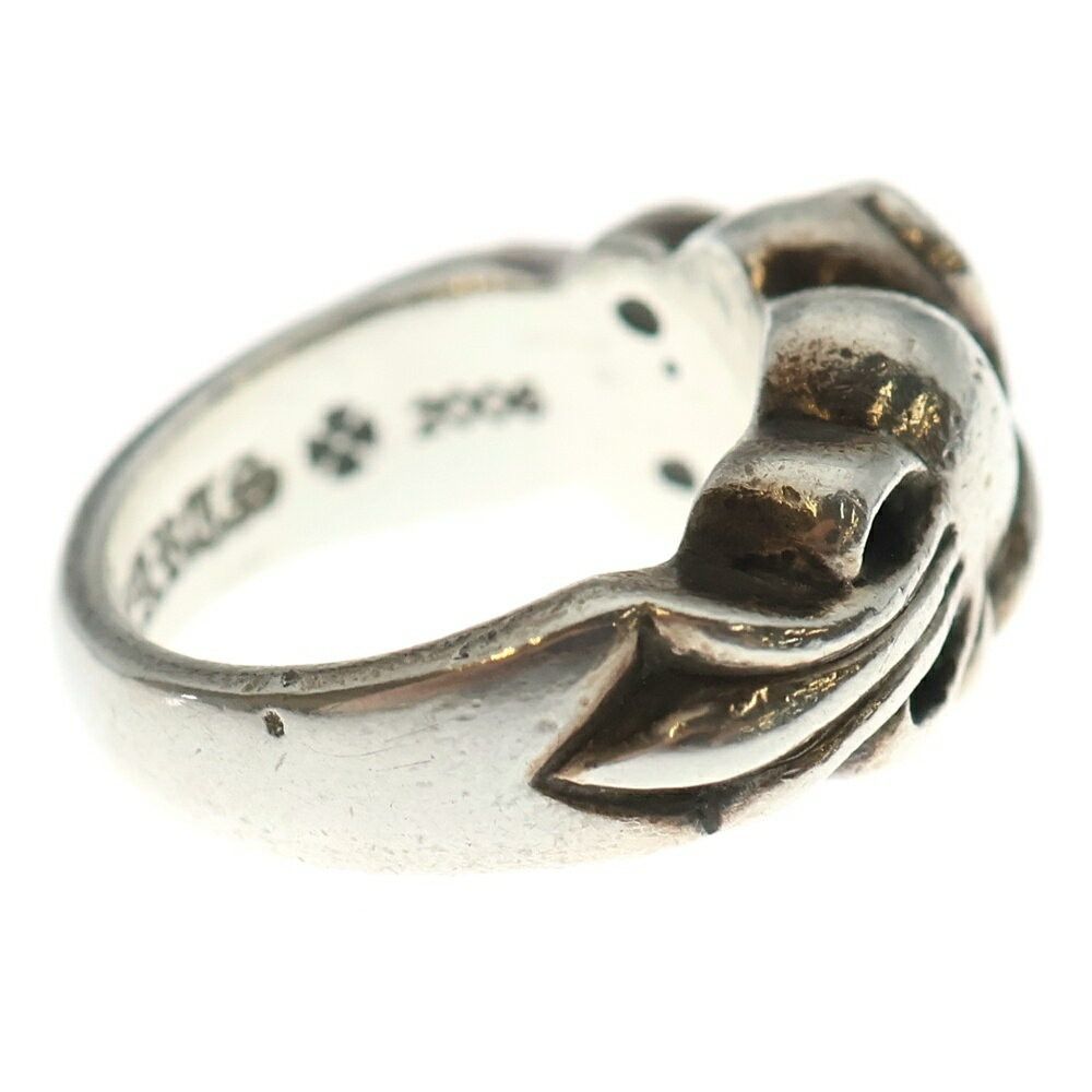 Chrome Hearts Chrome Hearts Floral Cross Hrt Heart Ring Size ONE SIZE - 3 Thumbnail