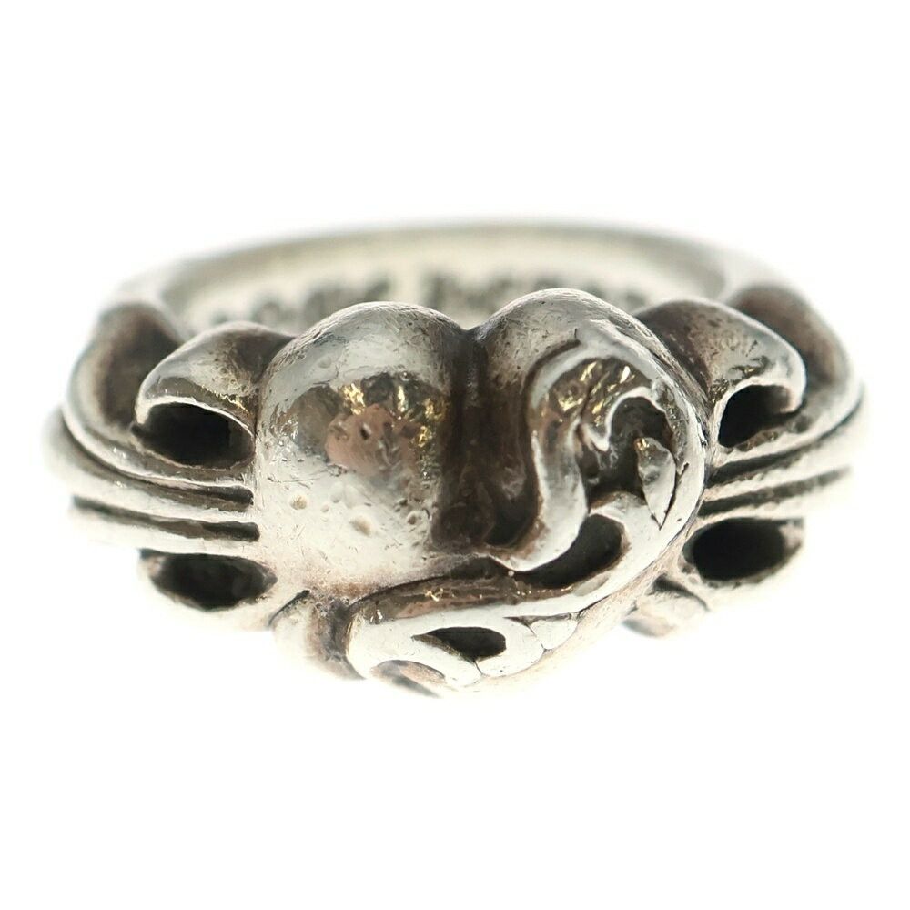 Chrome Hearts Chrome Hearts Floral Cross Hrt Heart Ring Size ONE SIZE - 4 Thumbnail