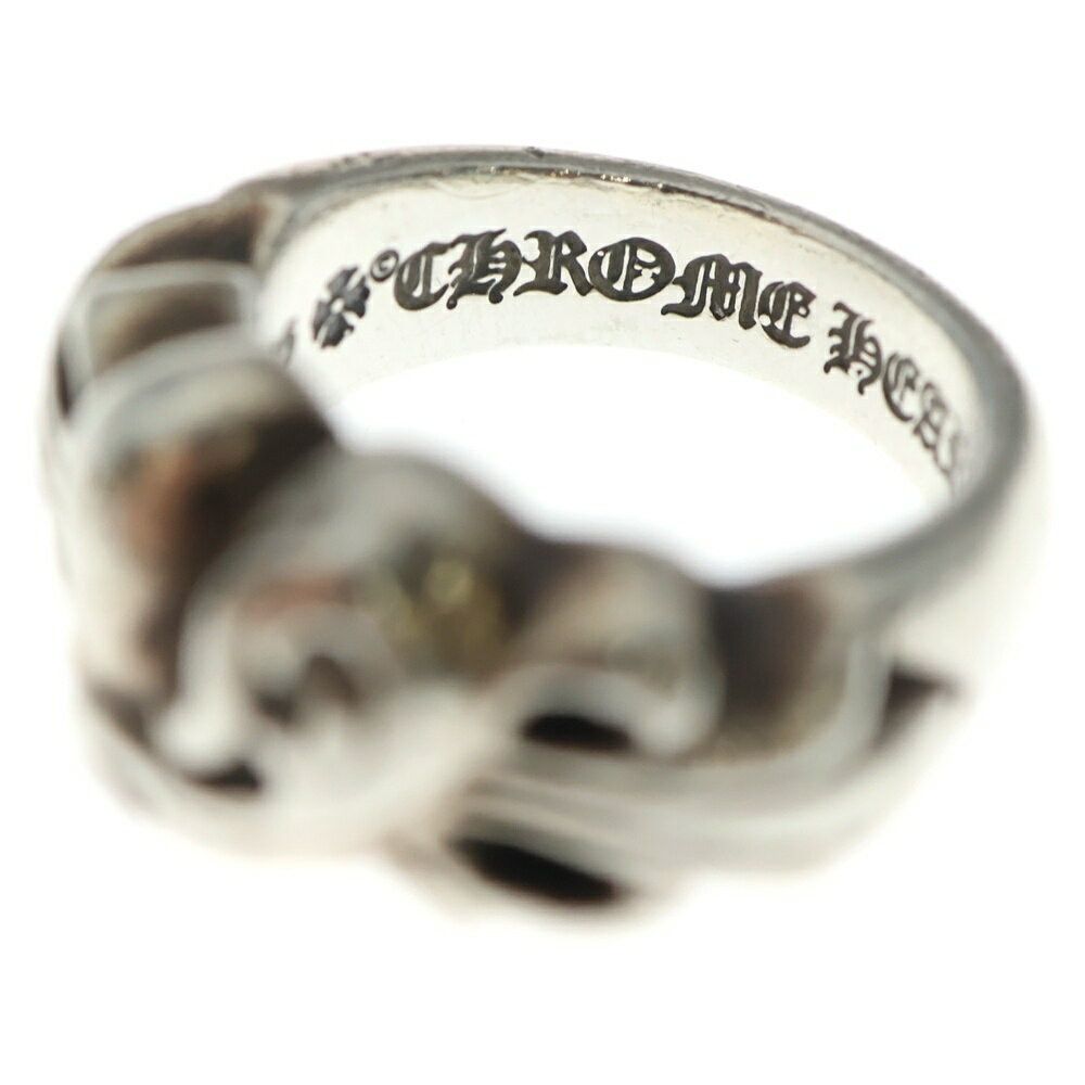 Chrome Hearts Chrome Hearts Floral Cross Hrt Heart Ring Size ONE SIZE - 5 Thumbnail