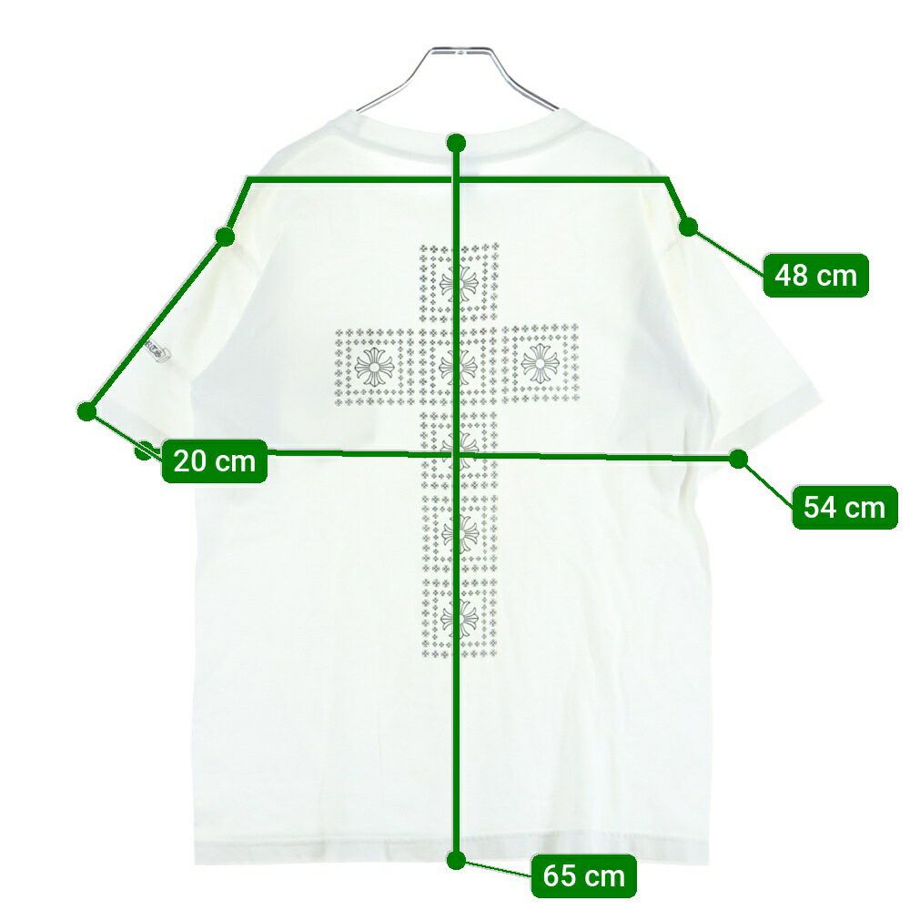 Chrome Hearts Chrome Hearts Vintage CH Plus All-over Print Crew Neck T-shirt Size US M / EU 48-50 / 2 - 9 Thumbnail