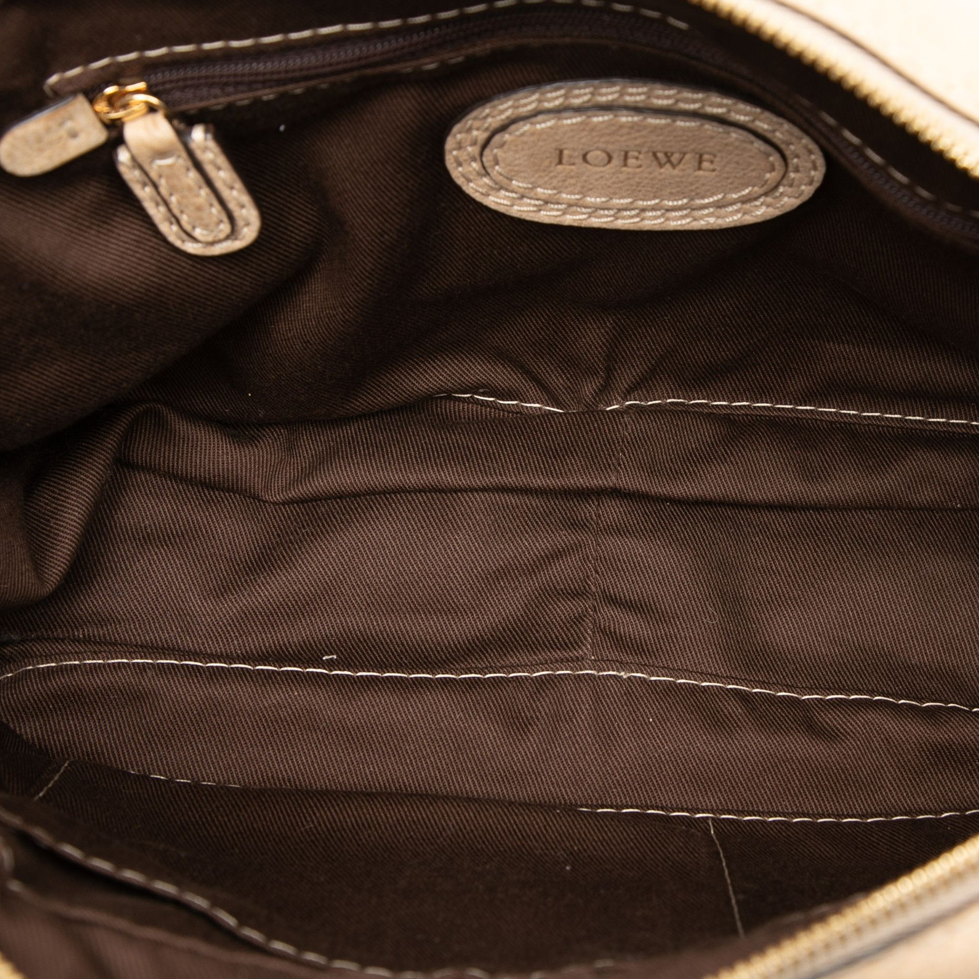 Loewe LOEWE Mini Anagram Leather Tassel Handbag Size ONE SIZE - 4 Thumbnail
