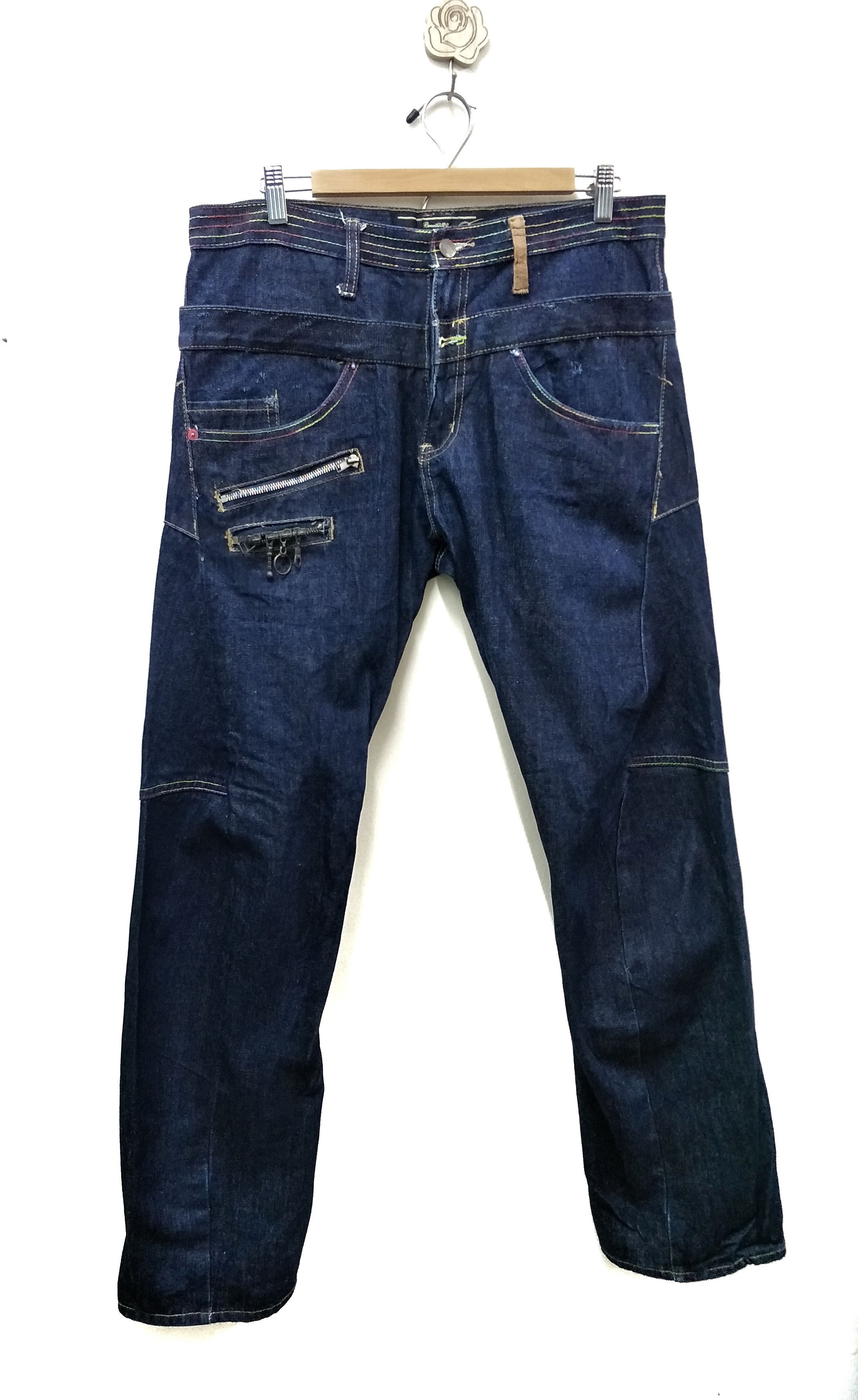 BRTH breath シャツ　ネイビー 24AW】MEN ペイズリープリント 長袖シャツ ネイビー 071444020