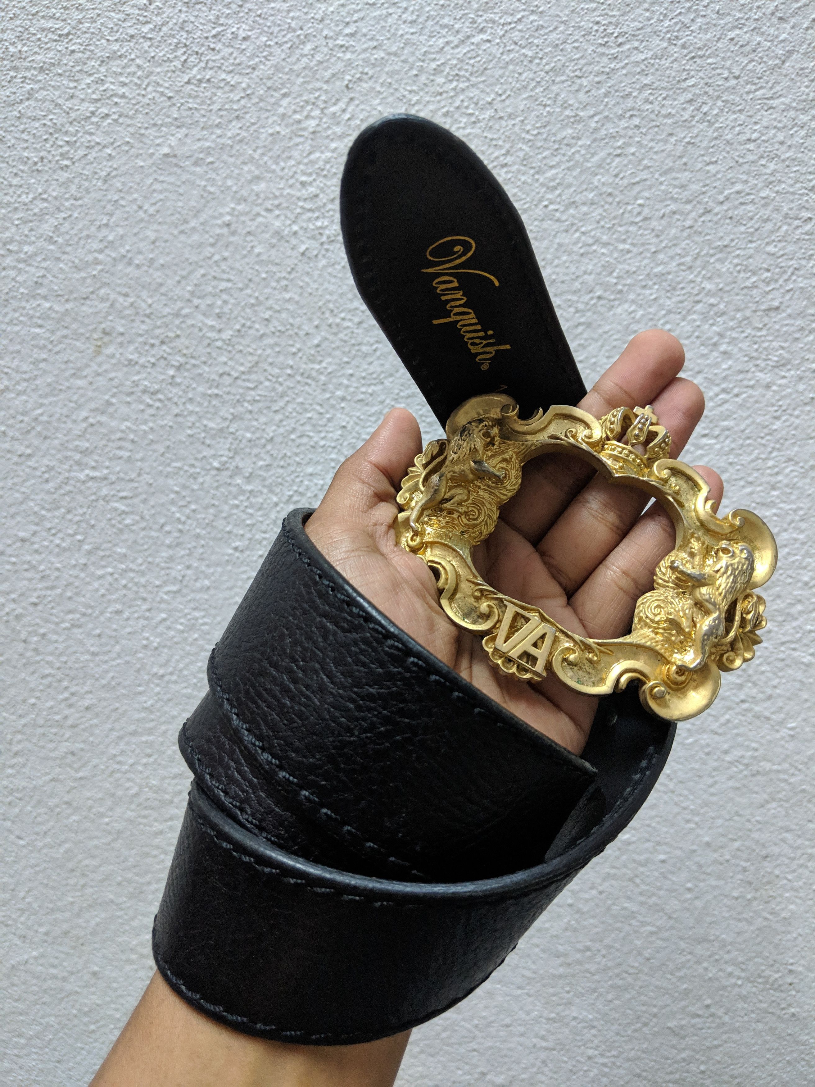 Other designer brand VANQUISH belt golden buckle Size ONE SIZE - 1 Thumbnail