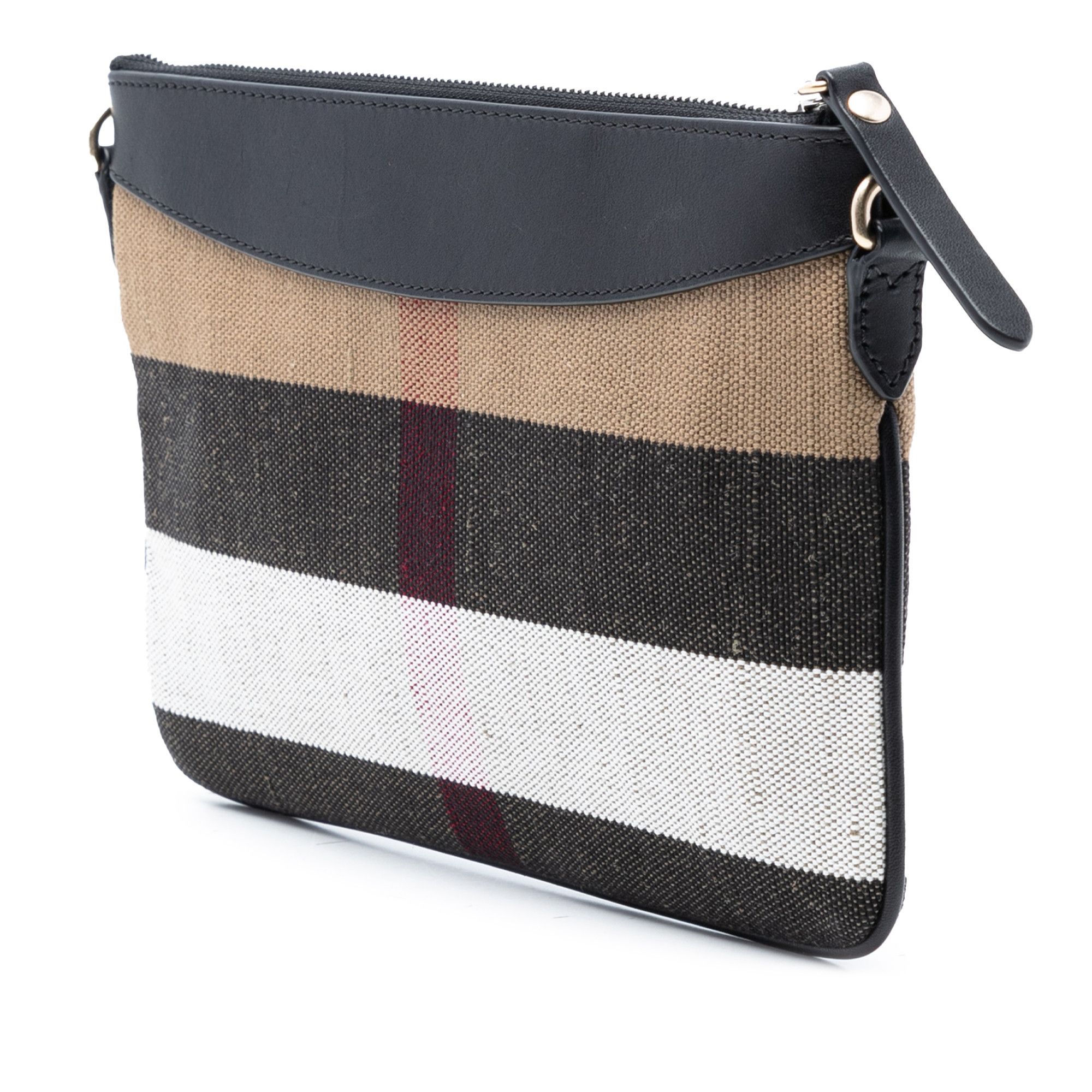Burberry Burberry Mega Check Canvas Peyton Crossbody Size ONE SIZE - 2 Thumbnail