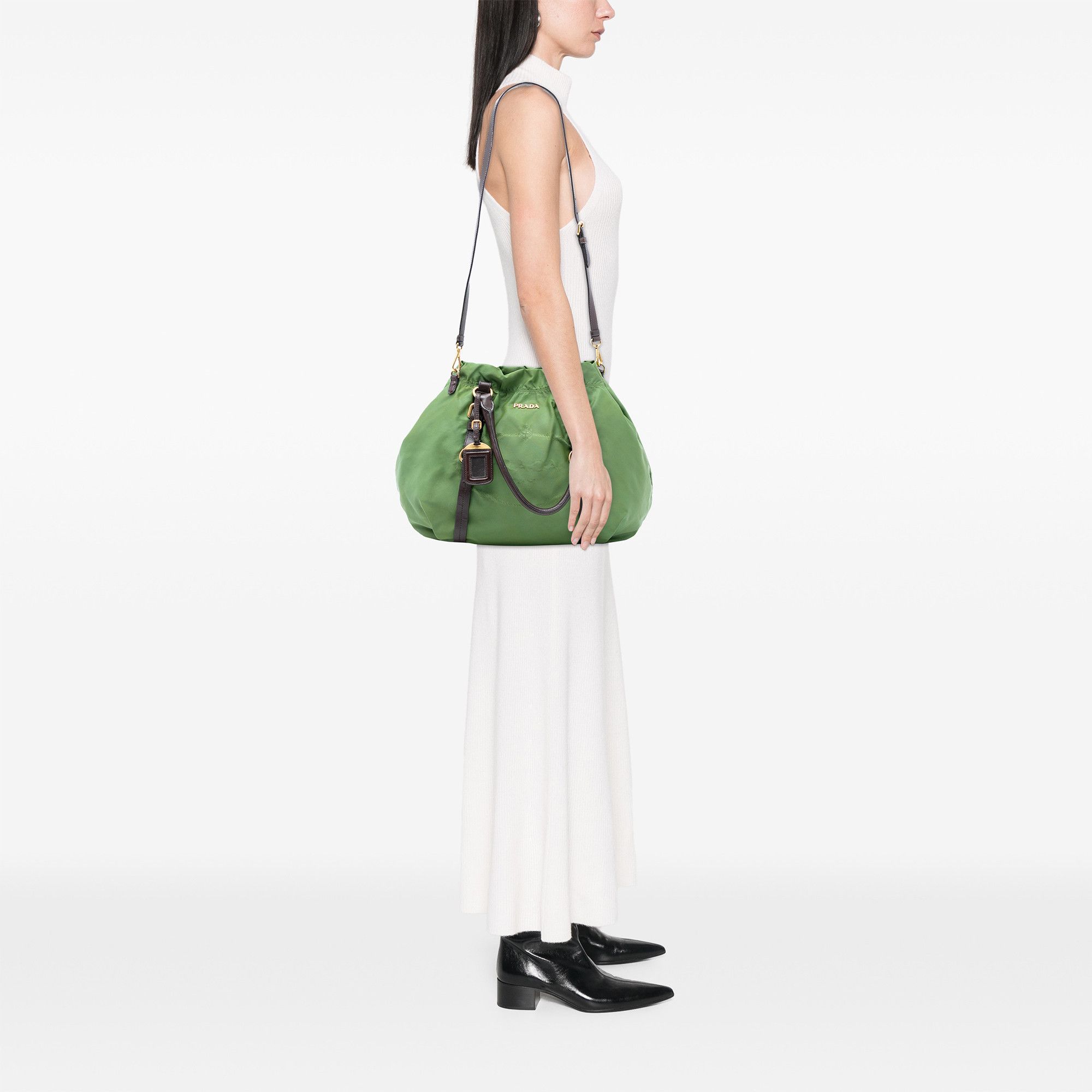 Prada Prada Tessuto Canapa Logo Satchel Size ONE SIZE - 6 Thumbnail