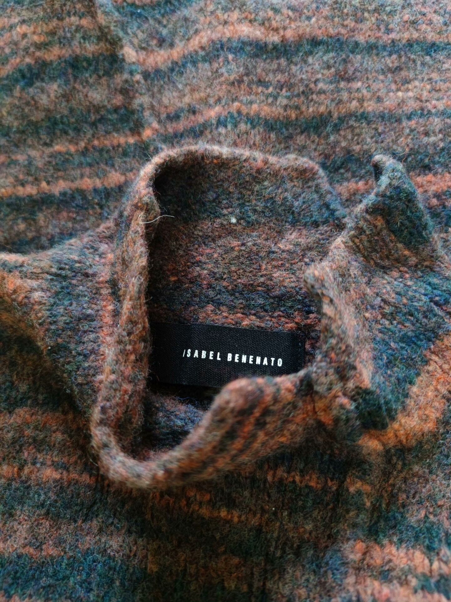 Isabel Benenato Avant-Garde Wool Men's Knit Sweater Size US M / EU 48-50 / 2 - 7 Thumbnail