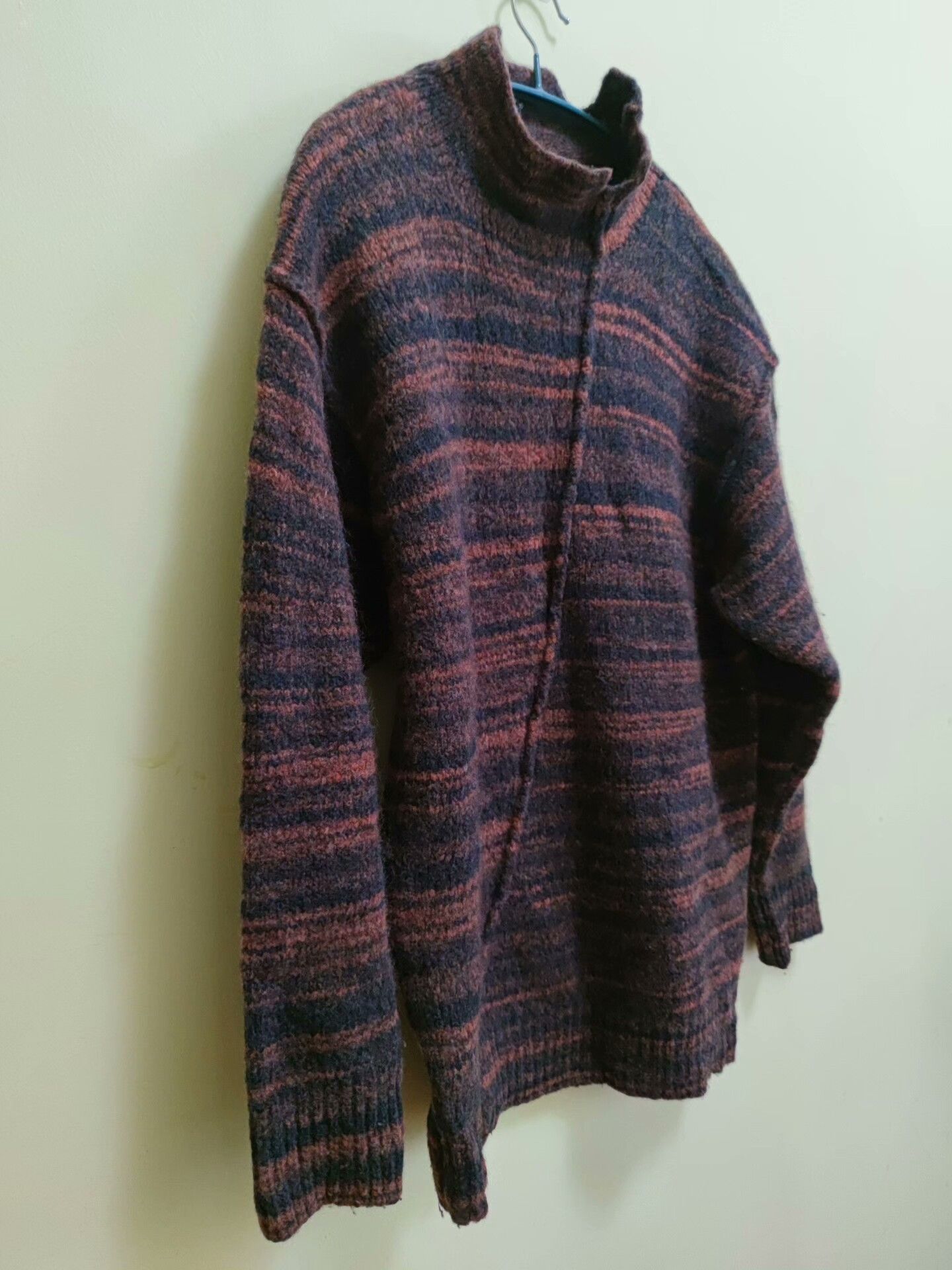 Isabel Benenato Avant-Garde Wool Men's Knit Sweater Size US M / EU 48-50 / 2 - 2 Thumbnail