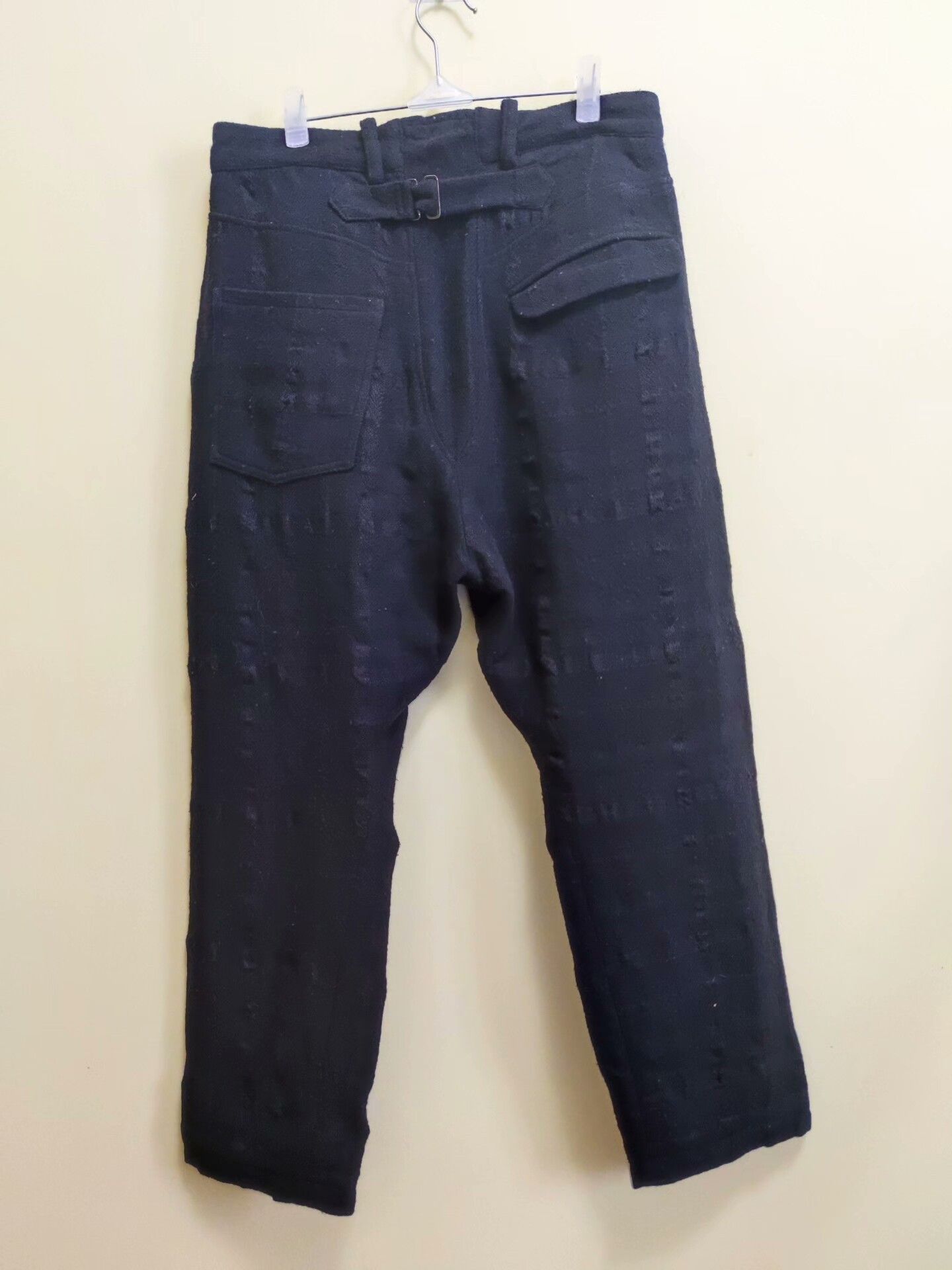 Araki Yuu Araki Yuu Black Wool Trousers Size US 30 / EU 46 - 4 Thumbnail