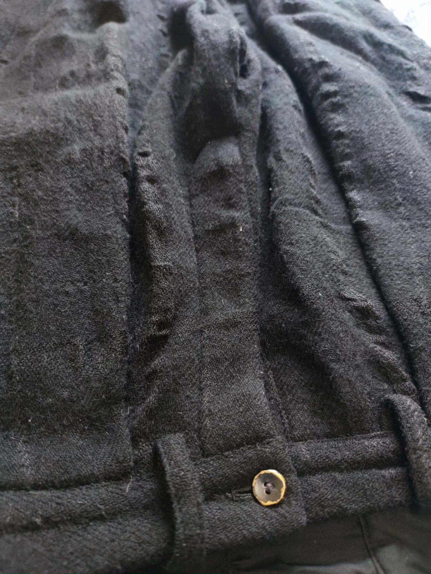 Araki Yuu Araki Yuu Black Wool Trousers Size US 30 / EU 46 - 5 Thumbnail