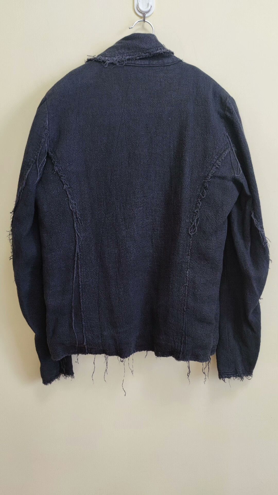 Ziggy Chen Japanese Camiera Cotton Linen Destroyed Jacket Size US S / EU 44-46 / 1 - 4 Thumbnail