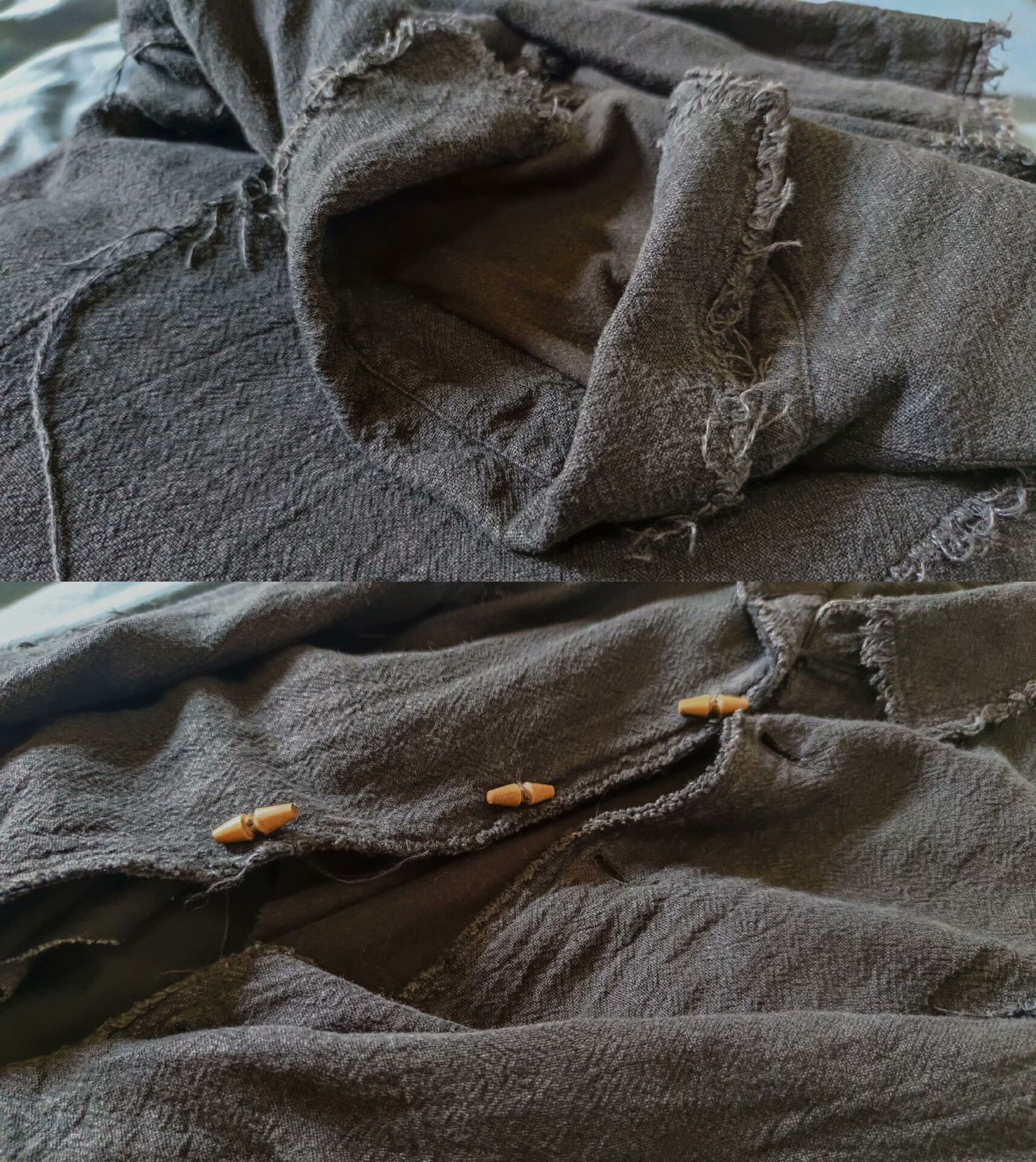 Ziggy Chen Japanese Camiera Cotton Linen Destroyed Jacket Size US S / EU 44-46 / 1 - 9 Thumbnail