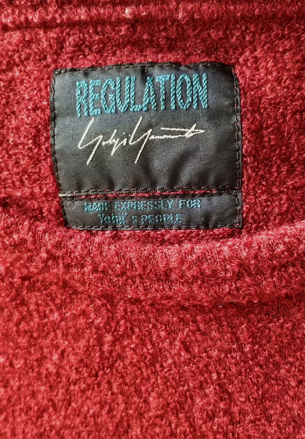 Yohji Yamamoto Dark Red Knitted Sweater by Yohji Yamamoto Size L / US 10 / IT 46 - 3 Thumbnail