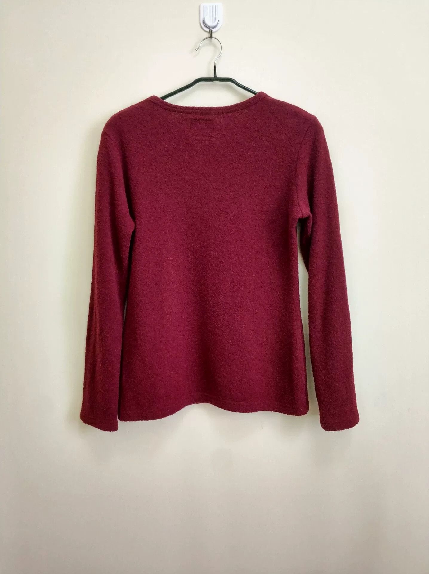 Yohji Yamamoto Dark Red Knitted Sweater by Yohji Yamamoto Size L / US 10 / IT 46 - 2 Thumbnail