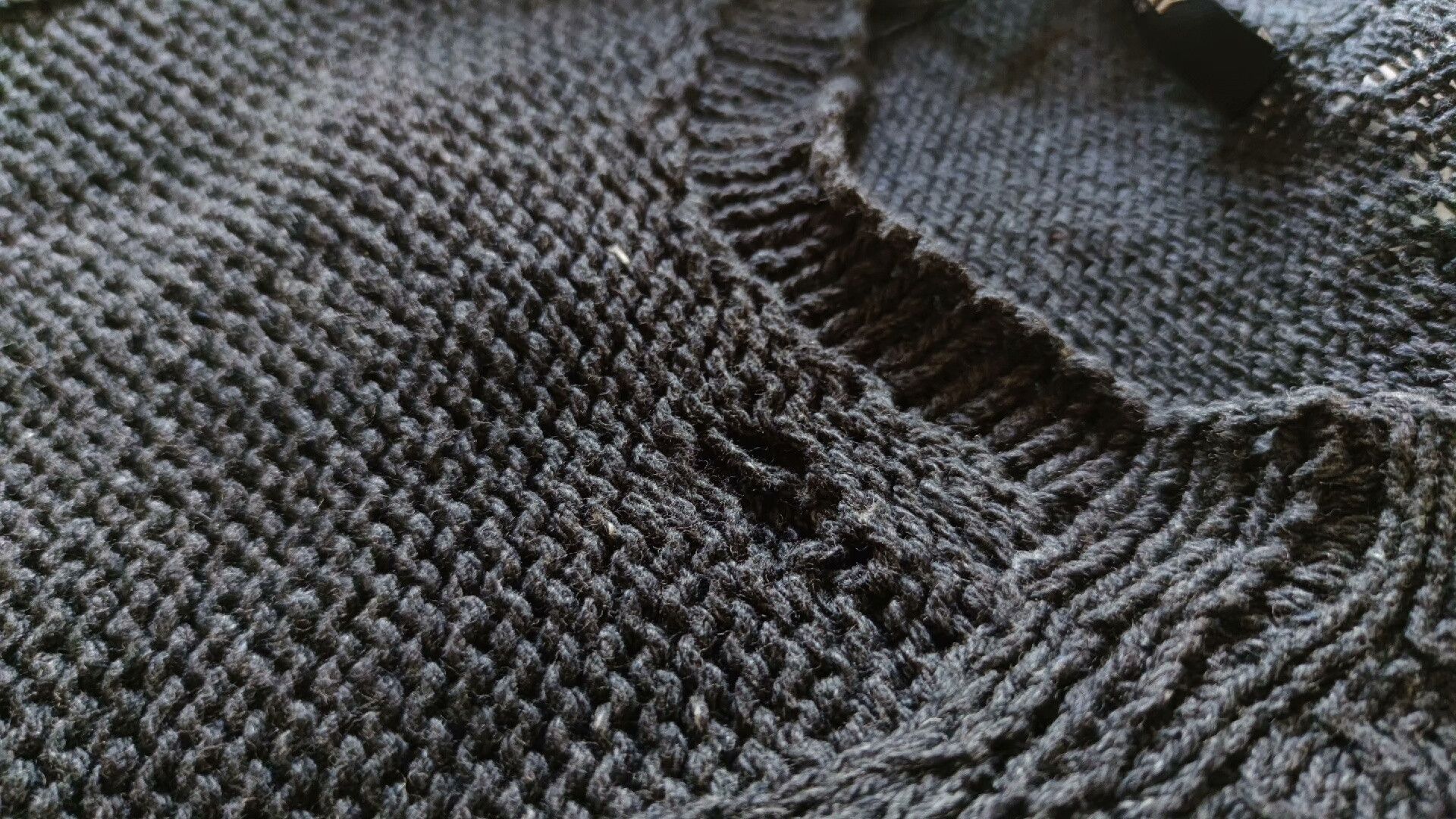 Replay New Artisan Knitted Sweater in Dark Gray Size US M / EU 48-50 / 2 - 6 Thumbnail