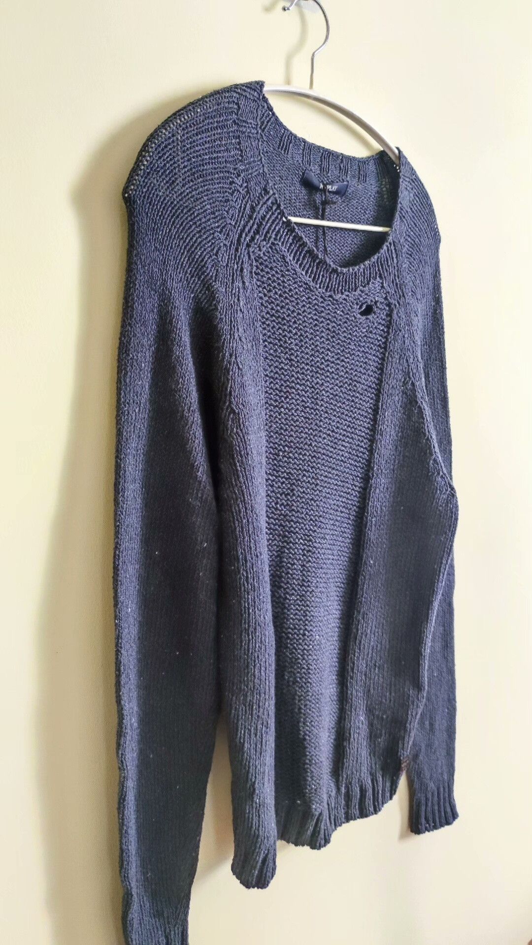 Replay New Artisan Knitted Sweater in Dark Gray Size US M / EU 48-50 / 2 - 2 Thumbnail