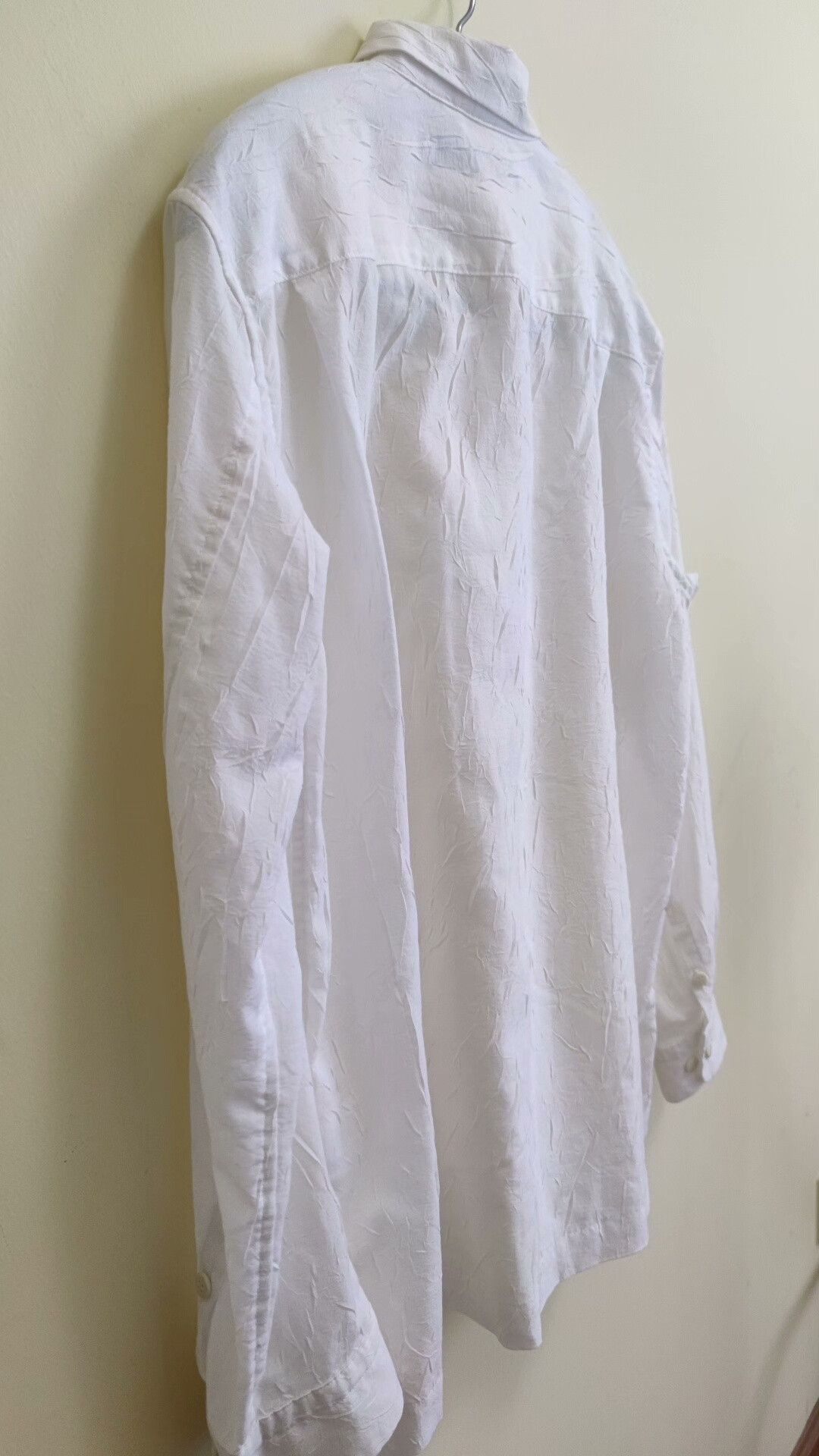 Issey Miyake Issey Miyake Pleated White Shirt for Men Size US S / EU 44-46 / 1 - 4 Thumbnail