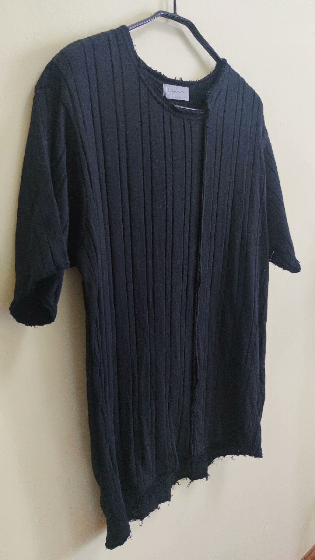 Yohji Yamamoto Yohji Yamamoto Black T-Shirt for Men Size US L / EU 52-54 / 3 - 2 Thumbnail