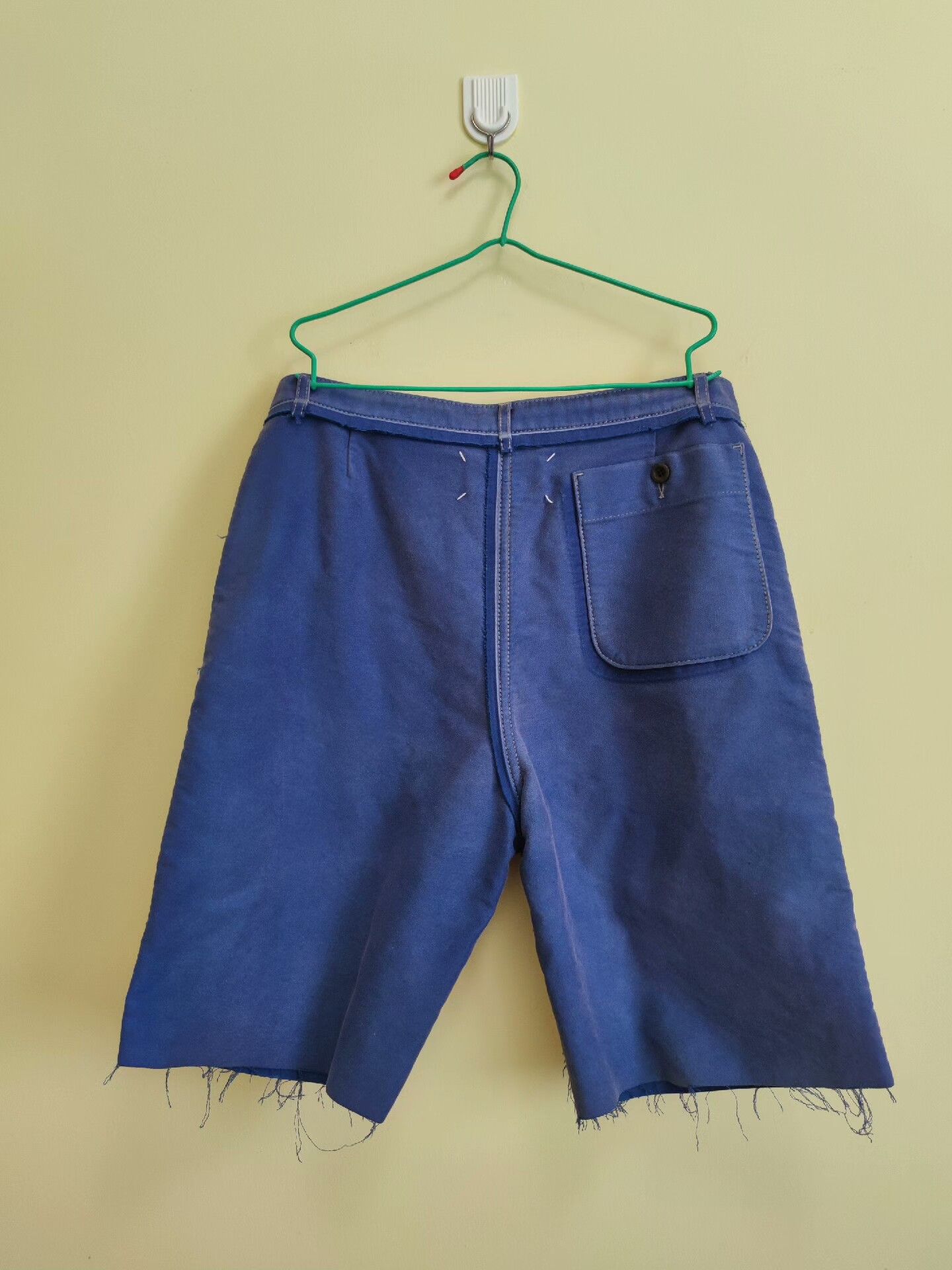 Maison Margiela Maison Margiela Distressed Blue Purple Shorts Size US 30 / EU 46 - 3 Thumbnail