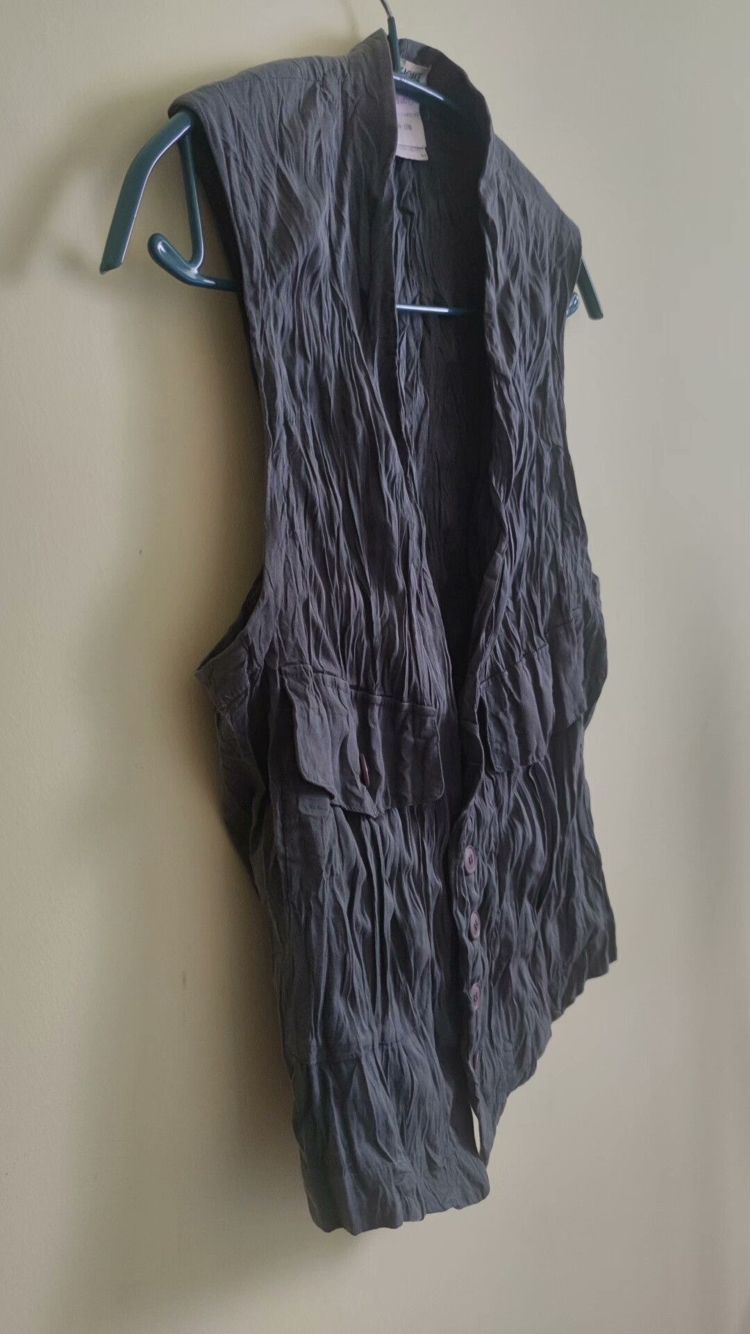 Issey Miyake Issey Miyake Vintage Crinkled Vest Size M / US 6-8 / IT 42-44 - 2 Thumbnail