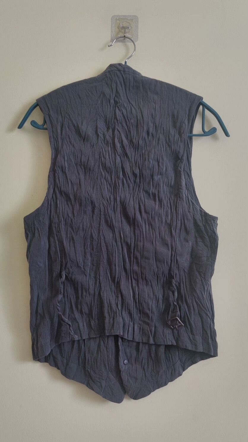 Issey Miyake Issey Miyake Vintage Crinkled Vest Size M / US 6-8 / IT 42-44 - 3 Thumbnail
