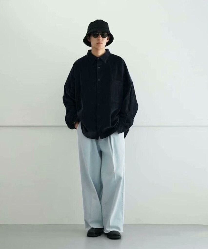 Tetsunori Tawaraya Classic Wide-Leg Denim Pants for Men Size US 30 / EU 46 - 2 Thumbnail