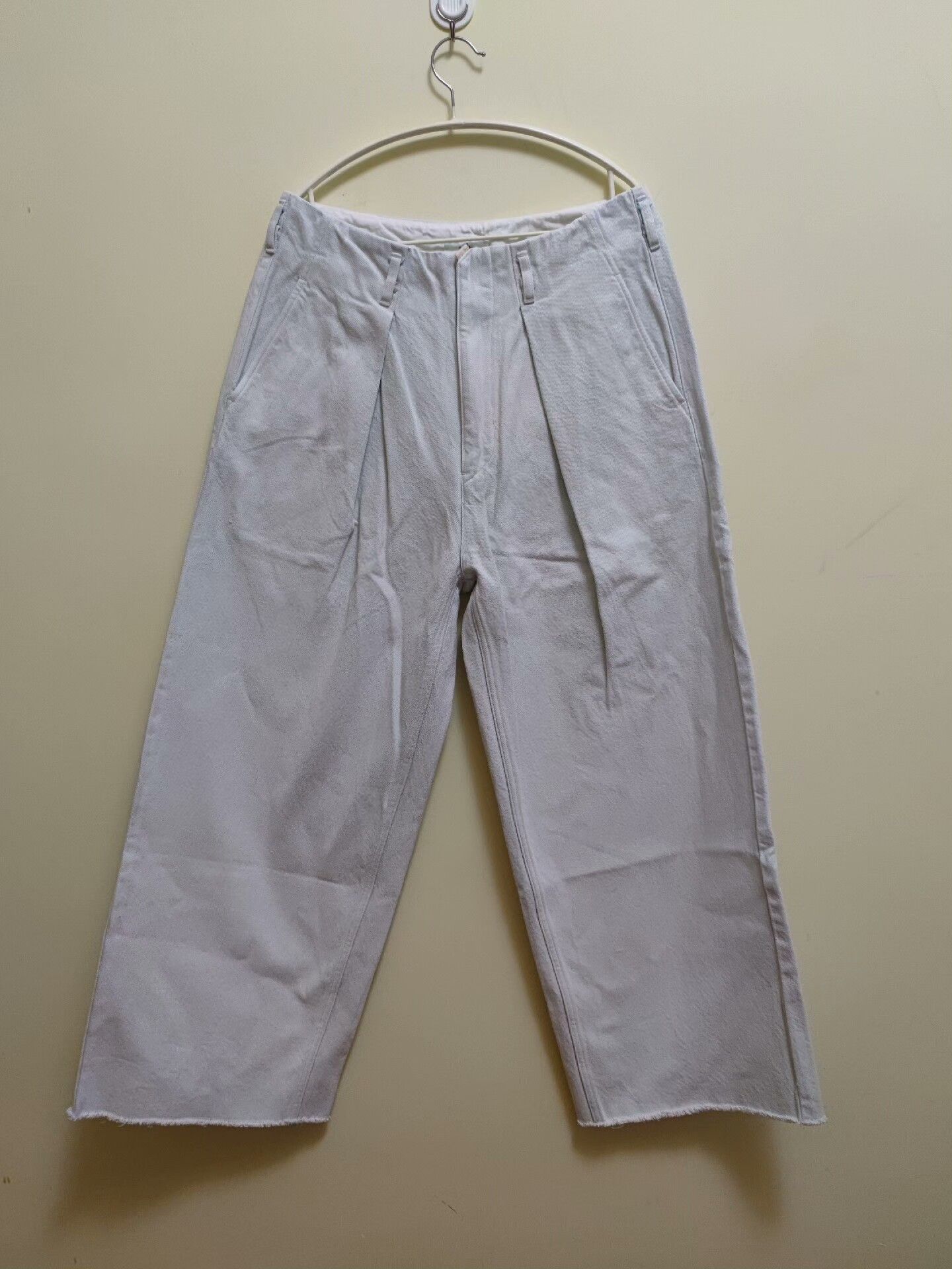Tetsunori Tawaraya Classic Wide-Leg Denim Pants for Men Size US 30 / EU 46 - 7 Thumbnail