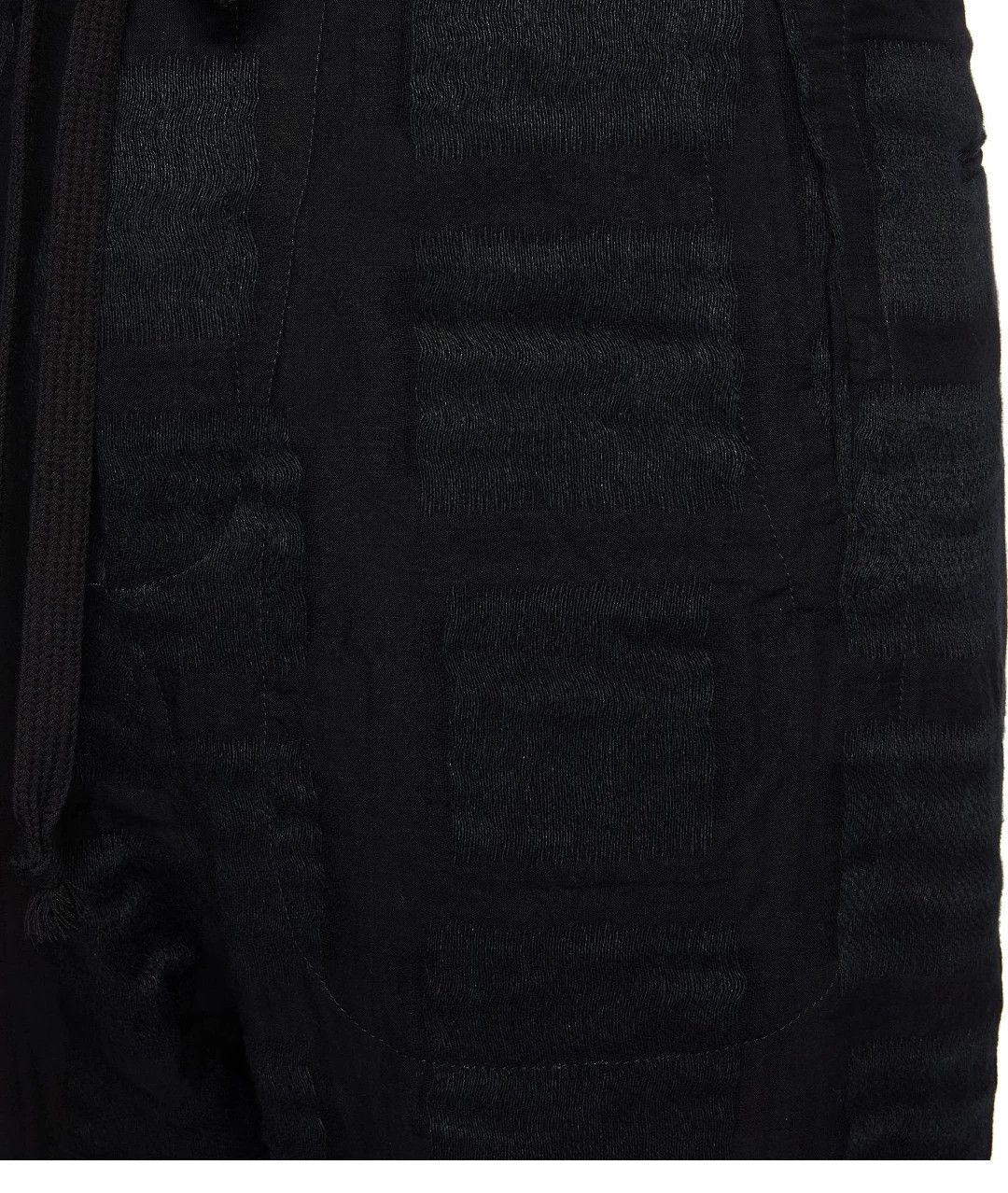 Uma Wang Uma WANG Ziggy Chen Black Textured Pants Size US 28 / EU 44 - 3 Thumbnail