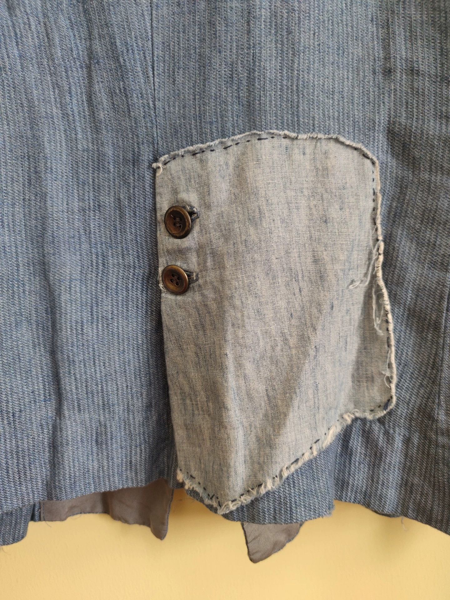 Greg Lauren Greg Lauren Craftsmanship Denim Blazer Size US M / EU 48-50 / 2 - 5 Thumbnail