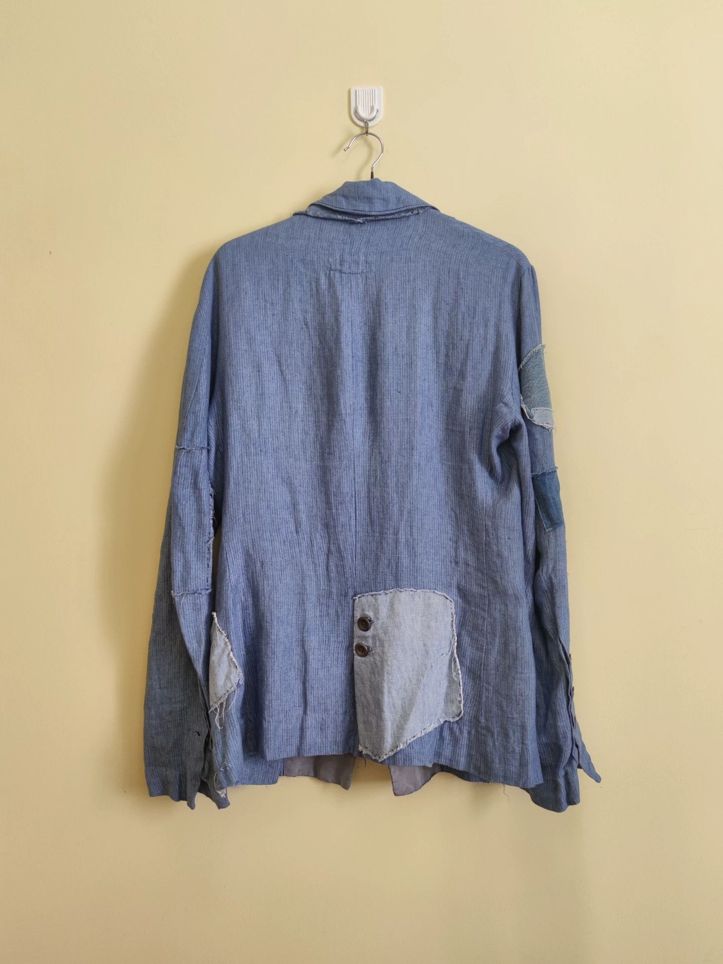 Greg Lauren Greg Lauren Craftsmanship Denim Blazer Size US M / EU 48-50 / 2 - 2 Thumbnail