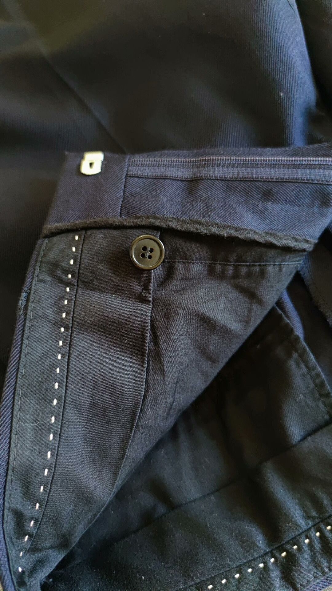 Dries Van Noten Dries Van Noten Men's Dark Blue Trousers Size US 30 / EU 46 - 5 Thumbnail