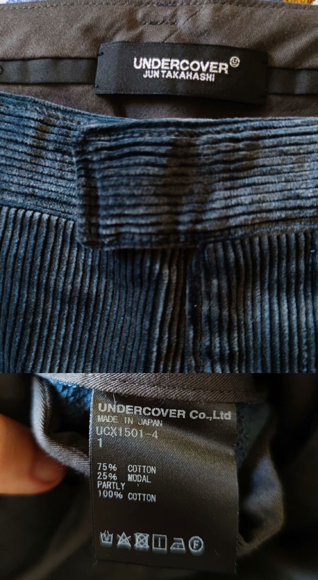 Undercover Undercover Special Gloss Corduroy Pants Size US 28 / EU 44 - 7 Thumbnail