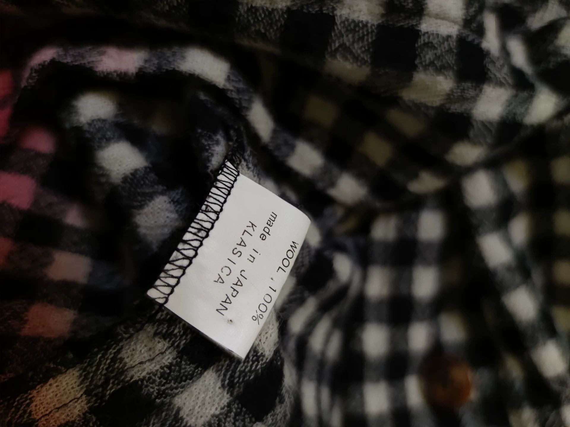 KLASICA Artisan Plaid Knit Sweater with Unique Buttons Size M / US 6-8 / IT 42-44 - 6 Thumbnail