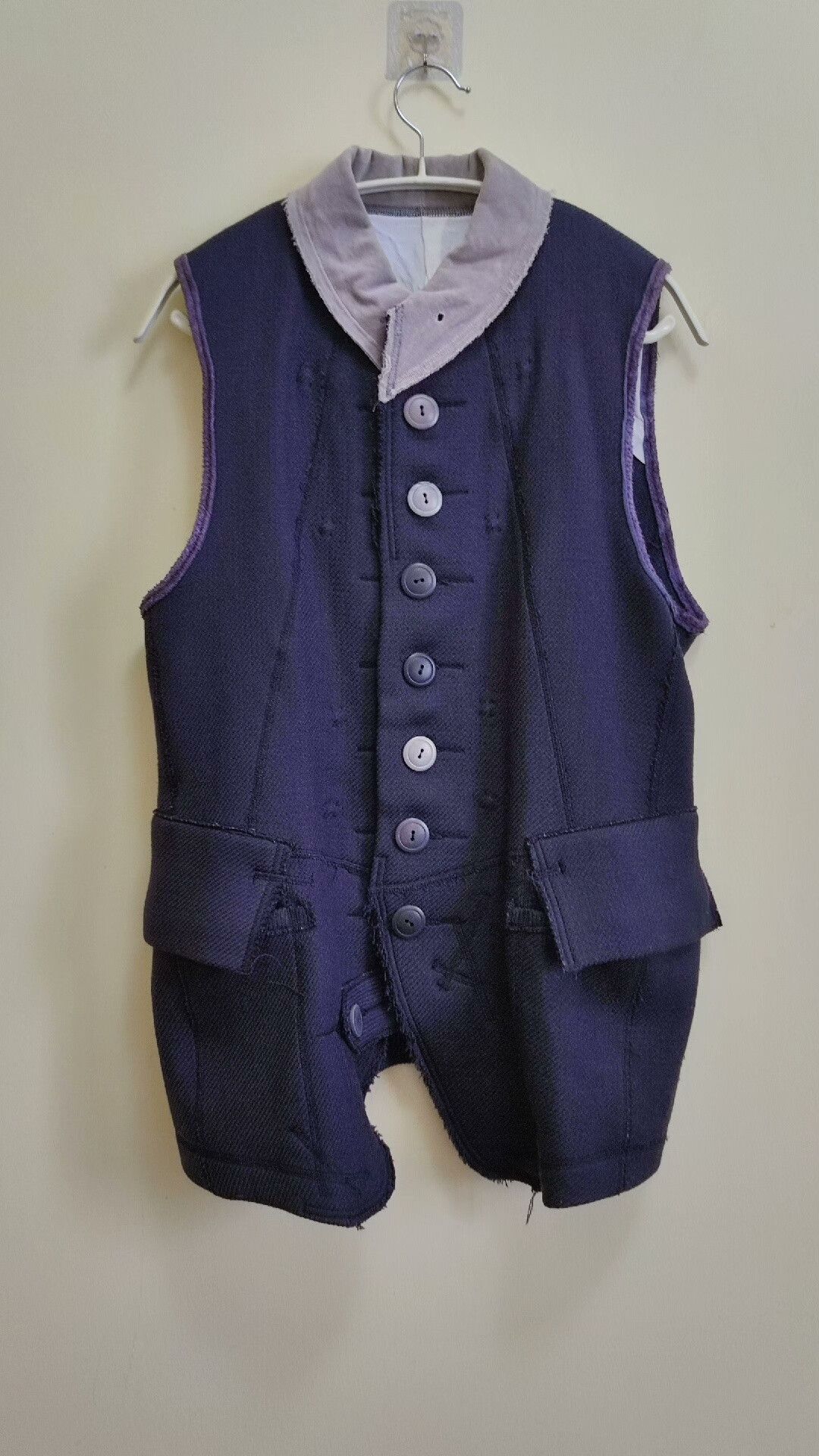 Takahiromiyashita The Soloist. The Soloist Deconstructed Wool Silk Coat Size US S / EU 44-46 / 1 - 3 Thumbnail