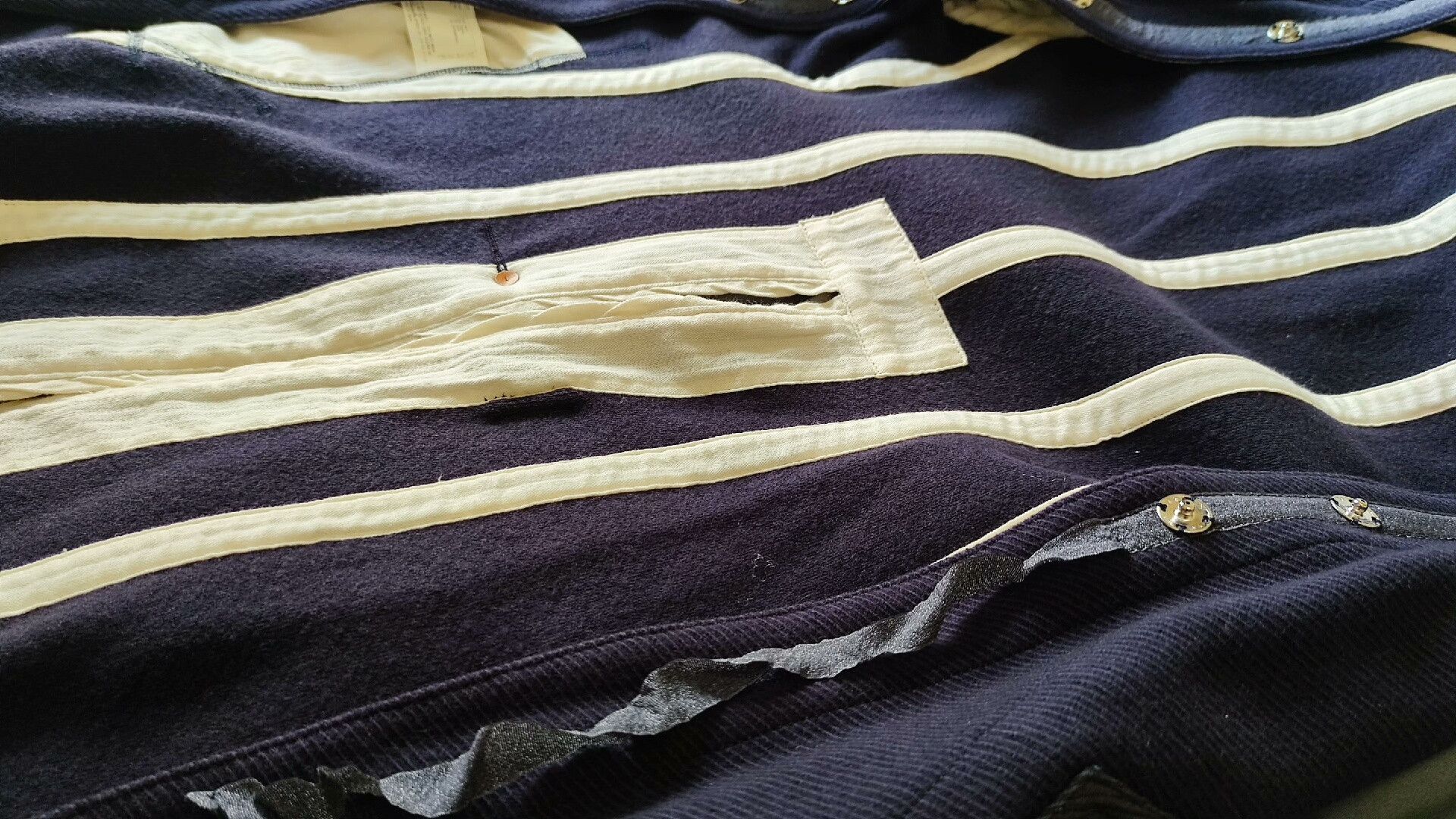 Takahiromiyashita The Soloist. The Soloist Deconstructed Wool Silk Coat Size US S / EU 44-46 / 1 - 7 Thumbnail