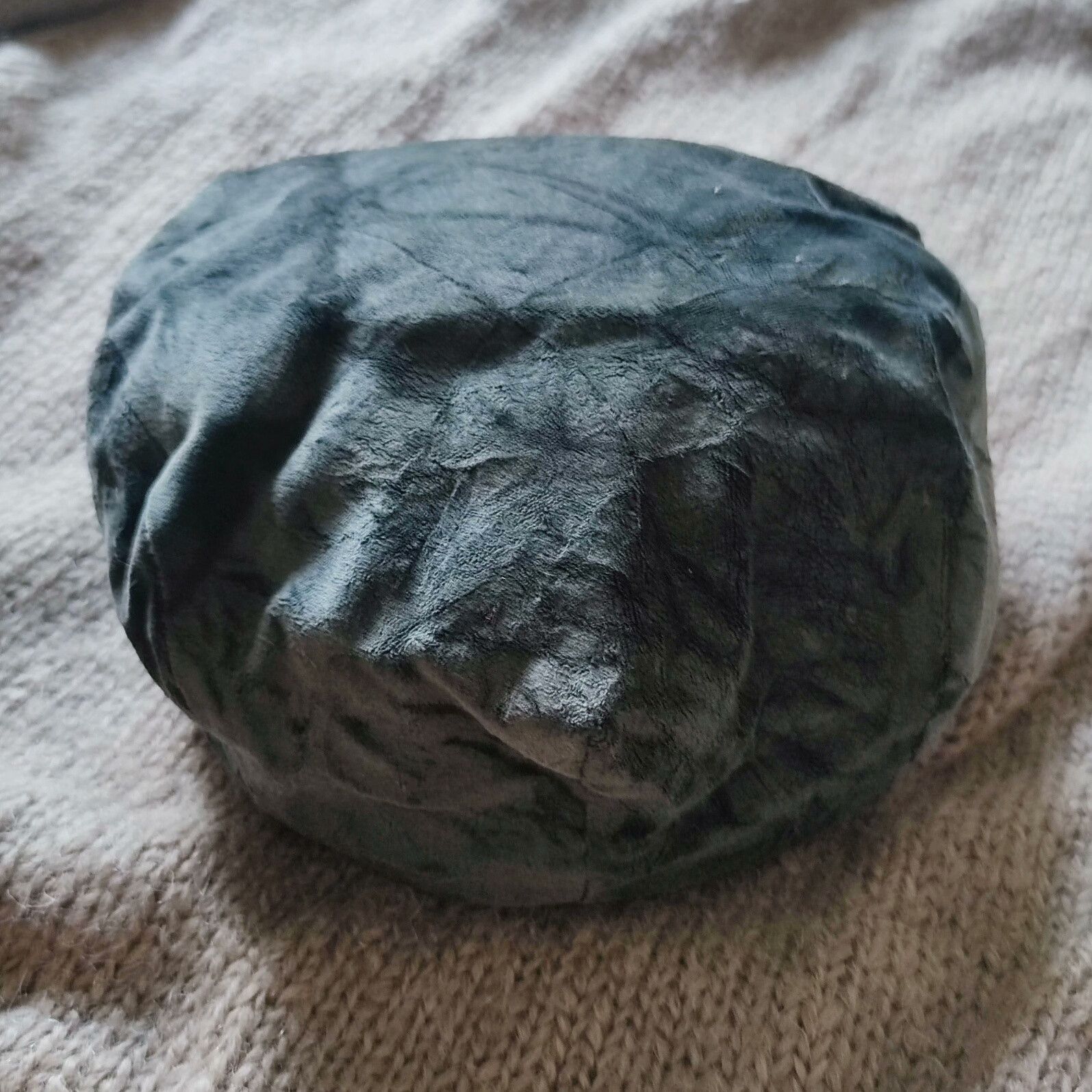 Reinhard Plank Vintage Gray Green Velvet Beret Hat Size ONE SIZE - 6 Thumbnail