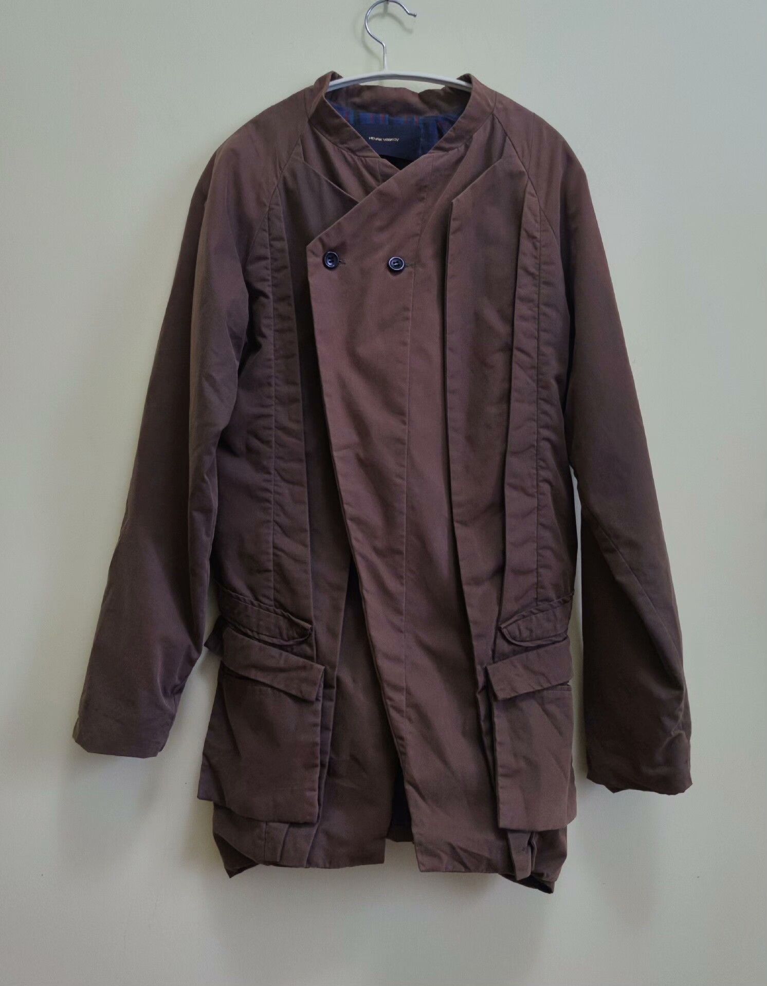 Henrik Vibskov Henrik Vibskov Multi-layered Check Coat Size US M / EU 48-50 / 2 - 4 Thumbnail