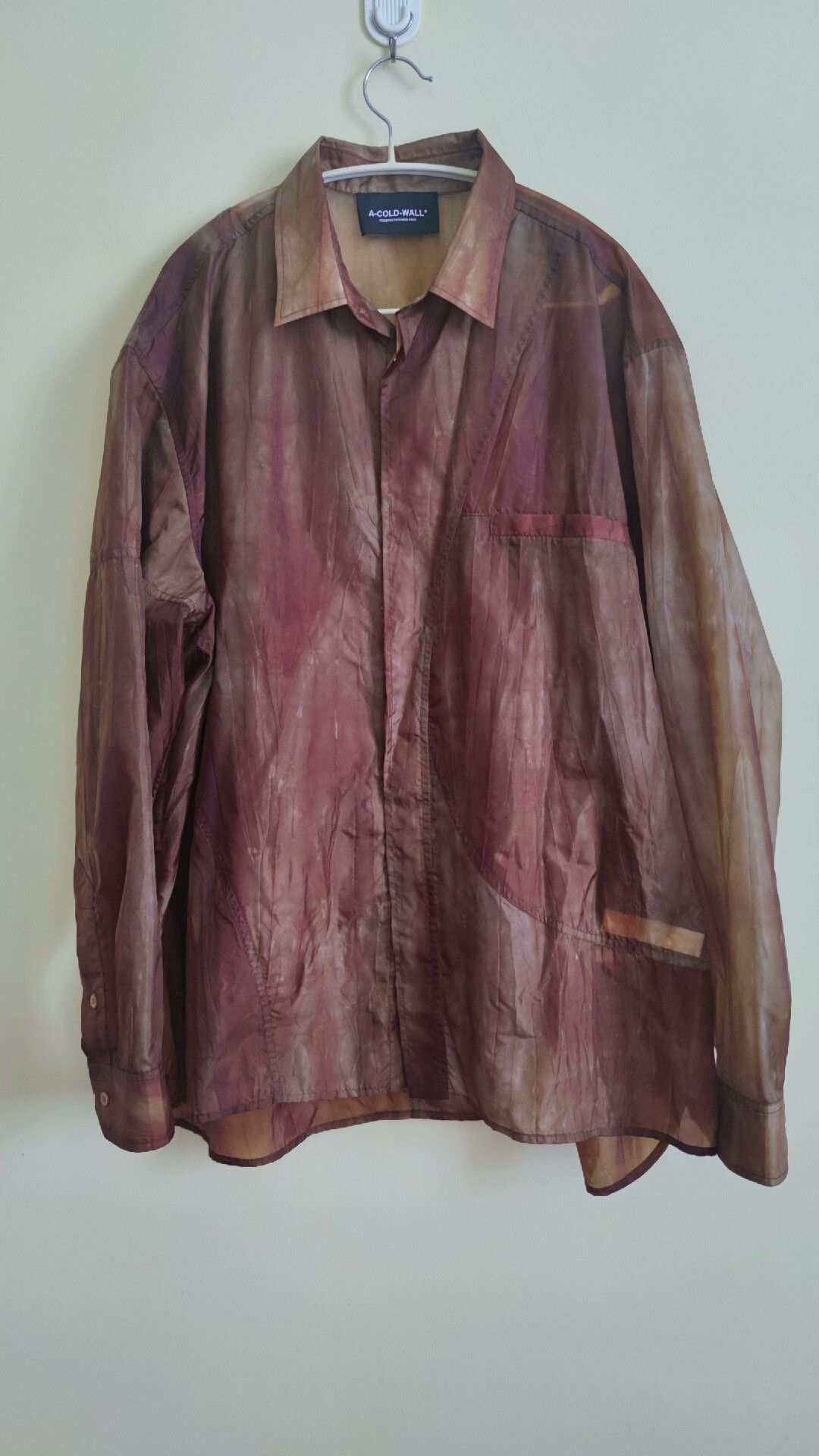 A-COLD-WALL* A-COLD-WALL Marble Print Shirt Size US XL / EU 56 / 4 - 3 Thumbnail