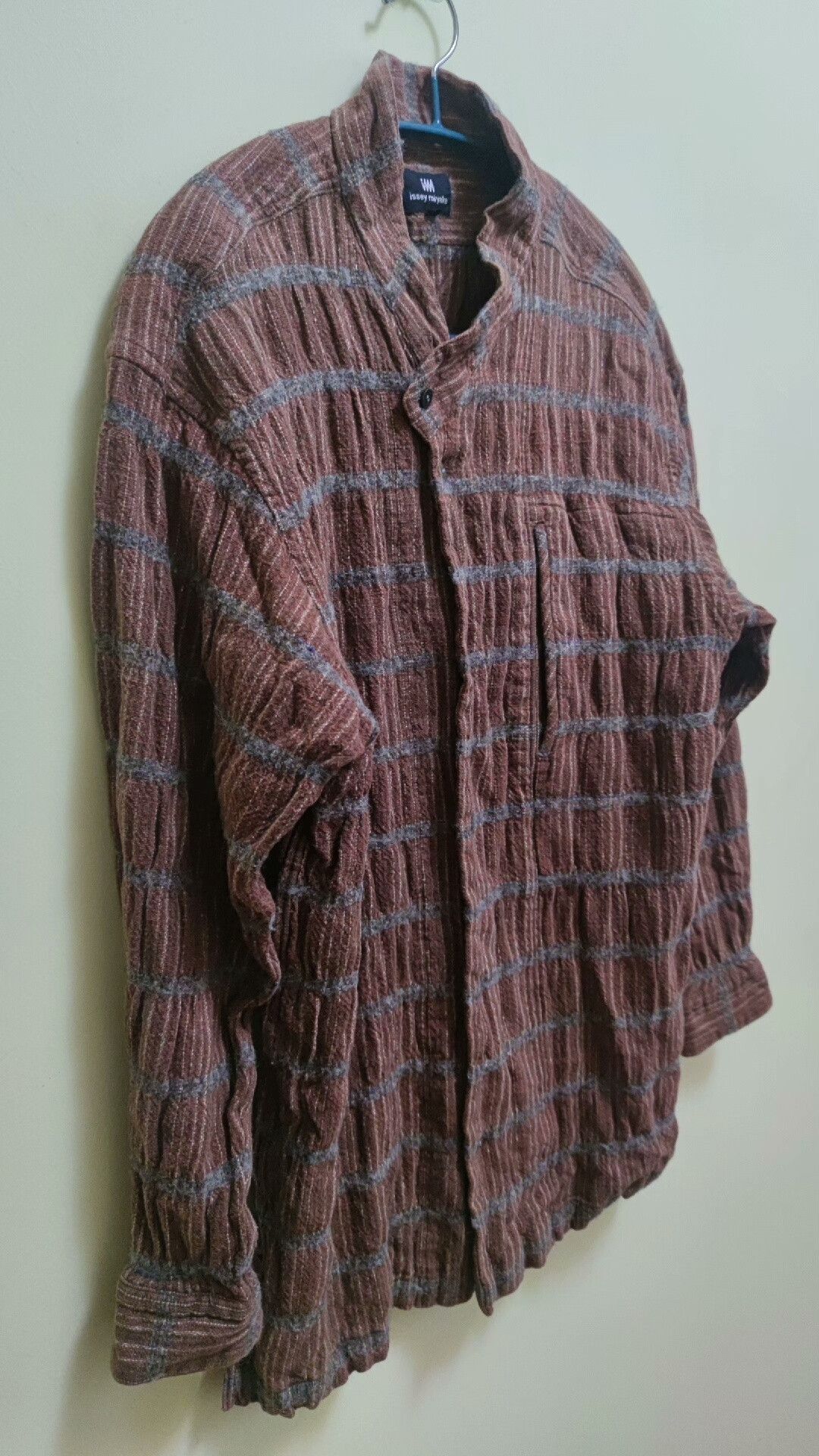 Issey Miyake Issey Miyake Archive Plaid Wool Shirt Size US M / EU 48-50 / 2 - 3 Thumbnail