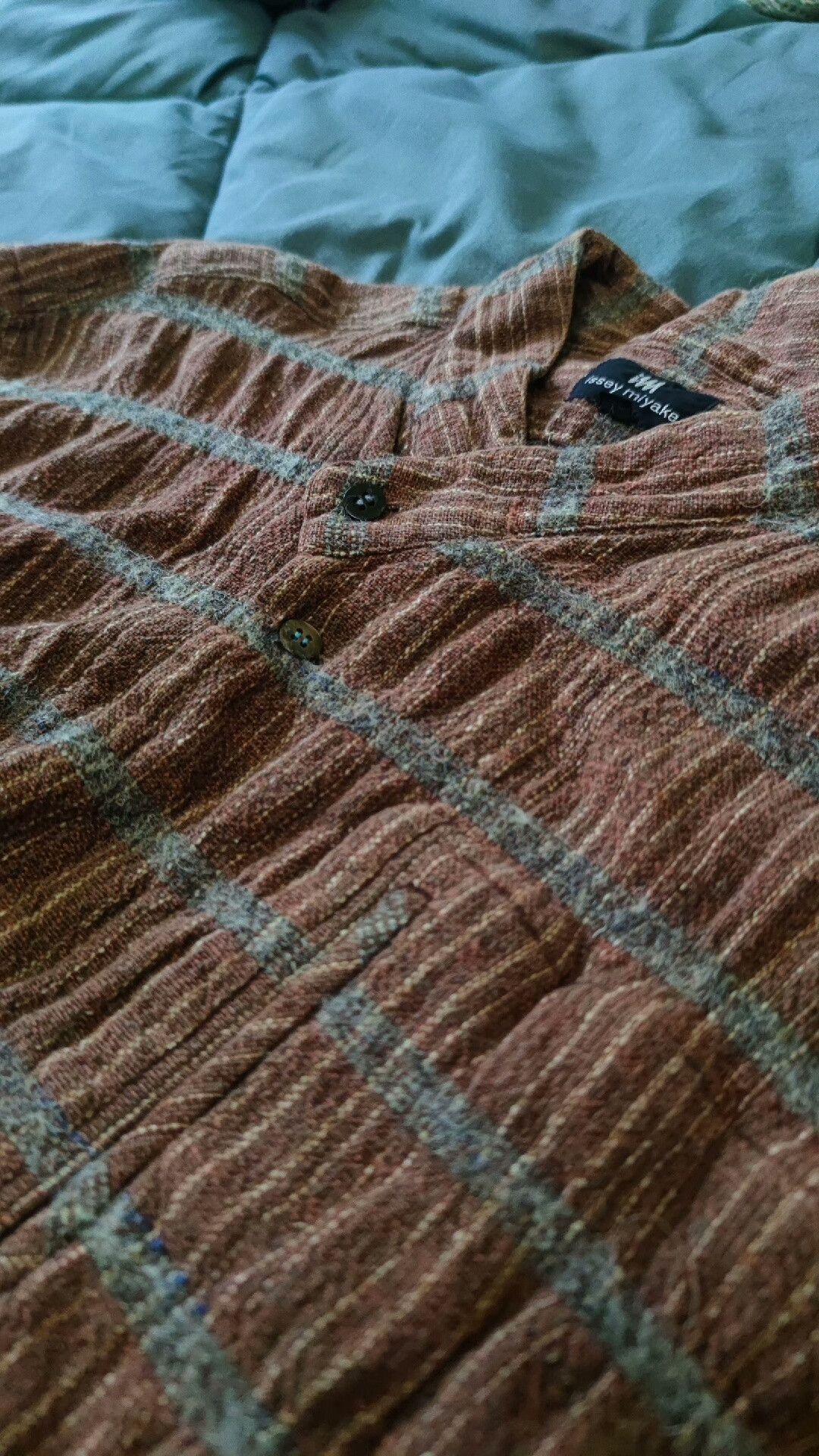 Issey Miyake Issey Miyake Archive Plaid Wool Shirt Size US M / EU 48-50 / 2 - 6 Thumbnail