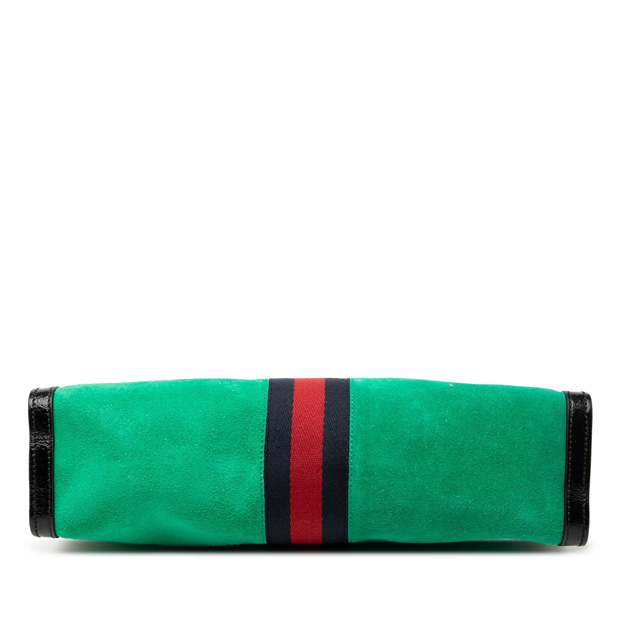Gucci Gucci Medium Suede Web Ophidia Chain Shoulder Bag Size ONE SIZE - 3 Thumbnail